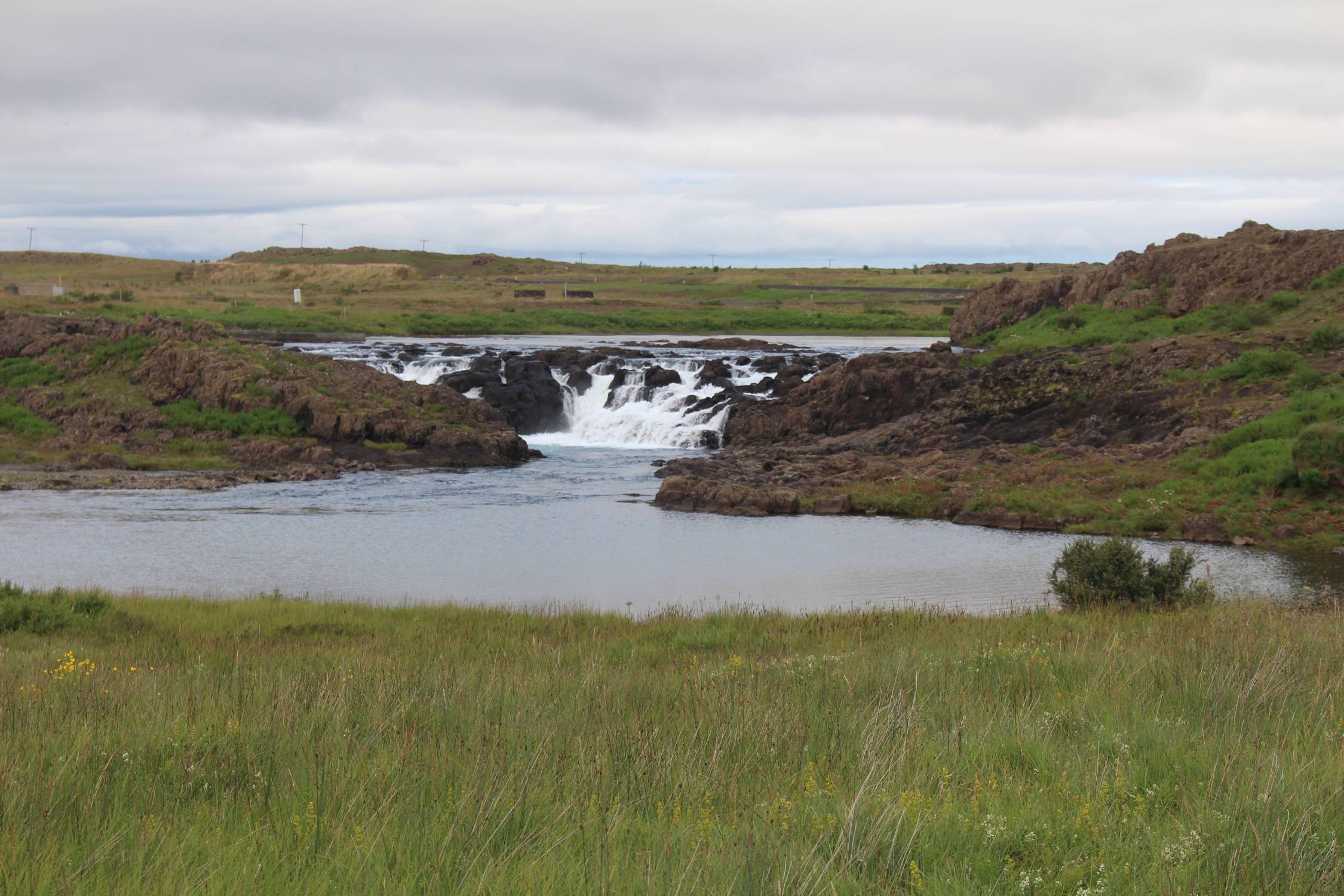 Islande, Borgarbyggd, cascade