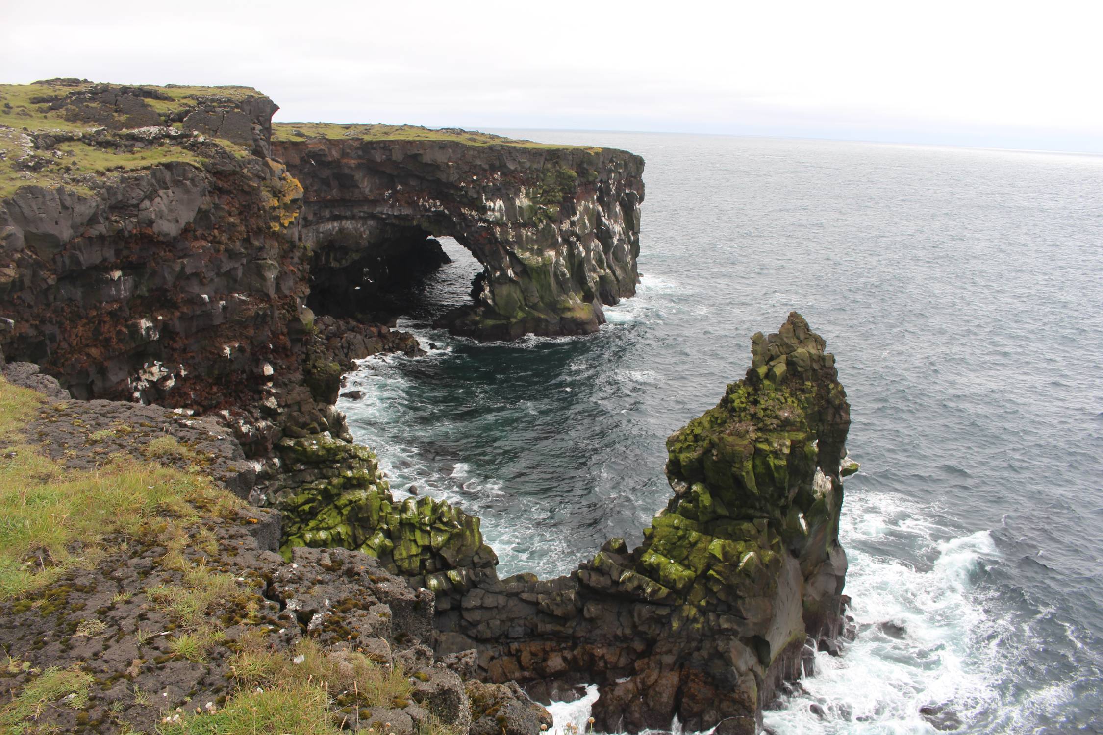 Islande, Öndverdarnes, falaises