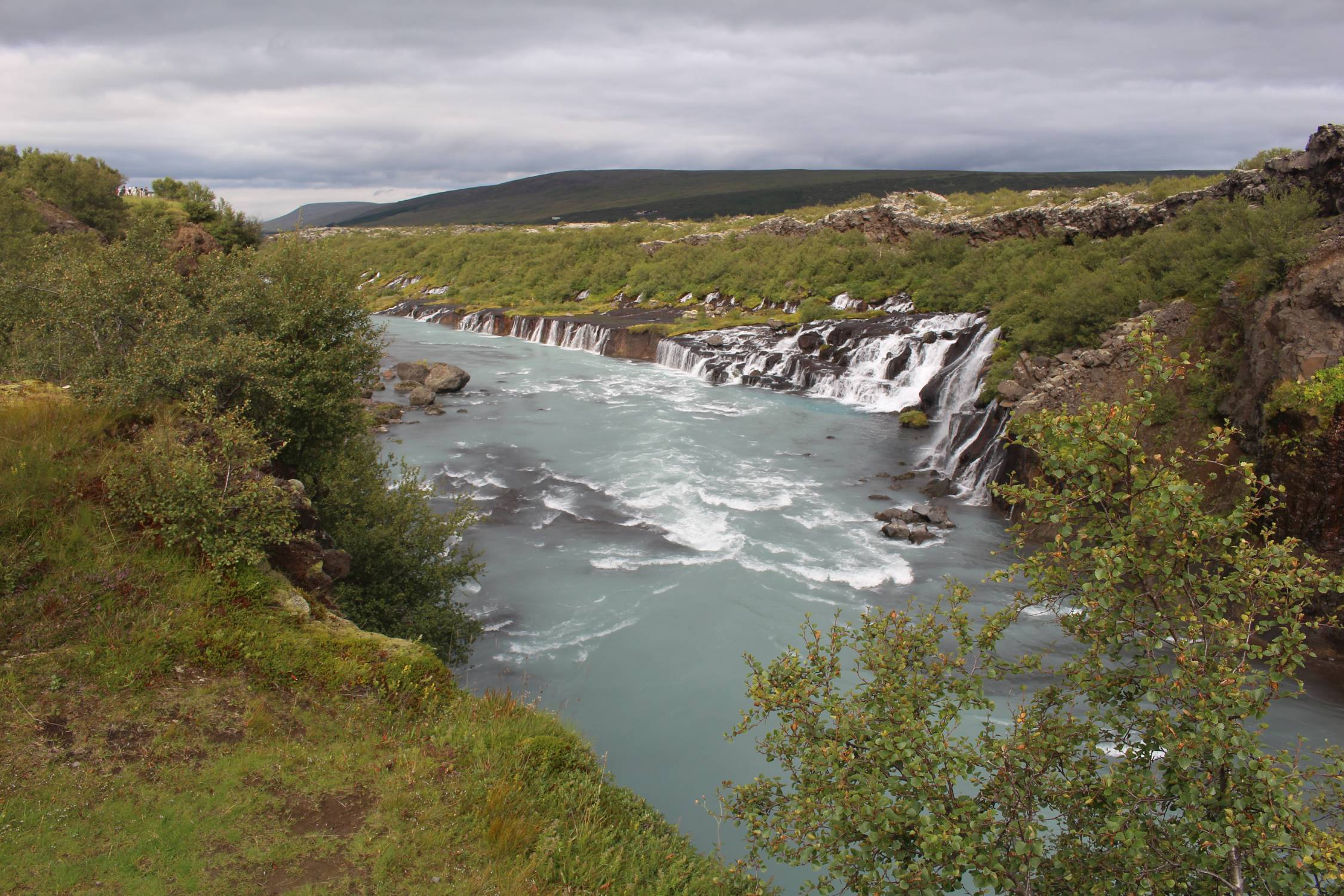 Islande, paysage, Hraunfossar