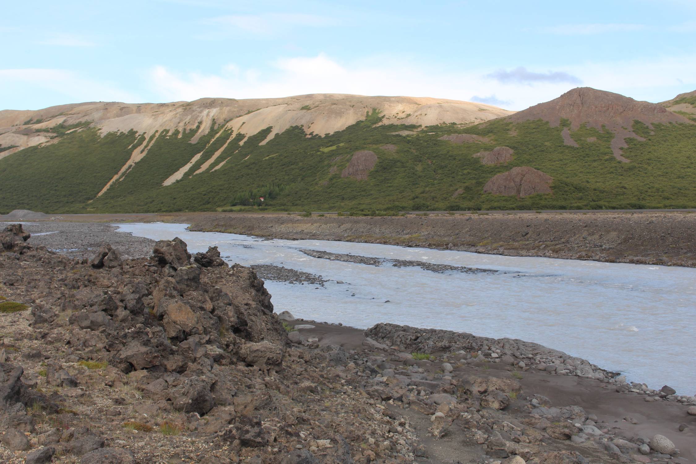 Islande, Geitland, rivière Geitá