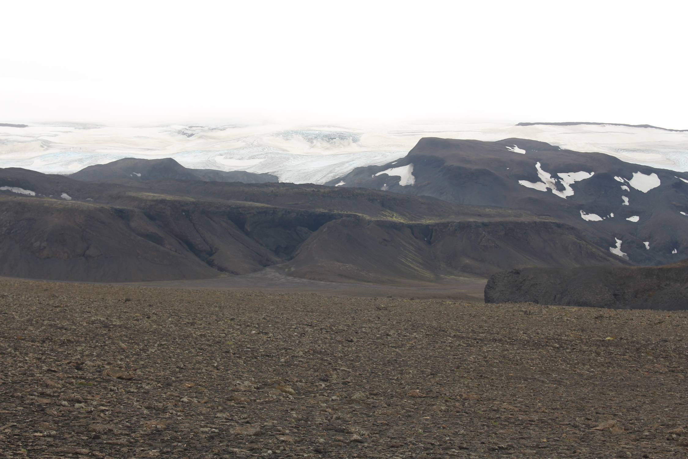 Islande, Langjökull, paysage