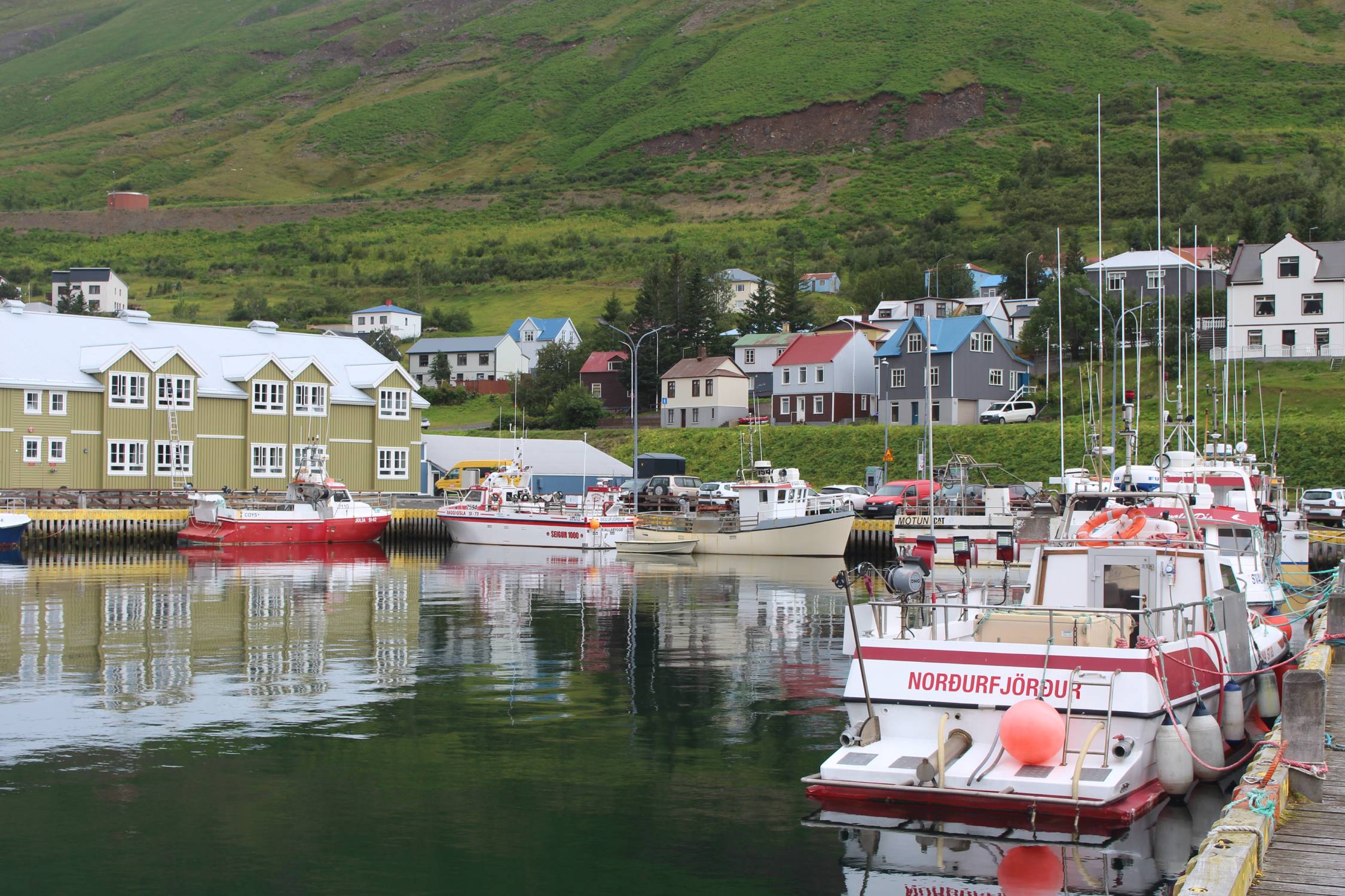 Islande, Siglufjördur; port