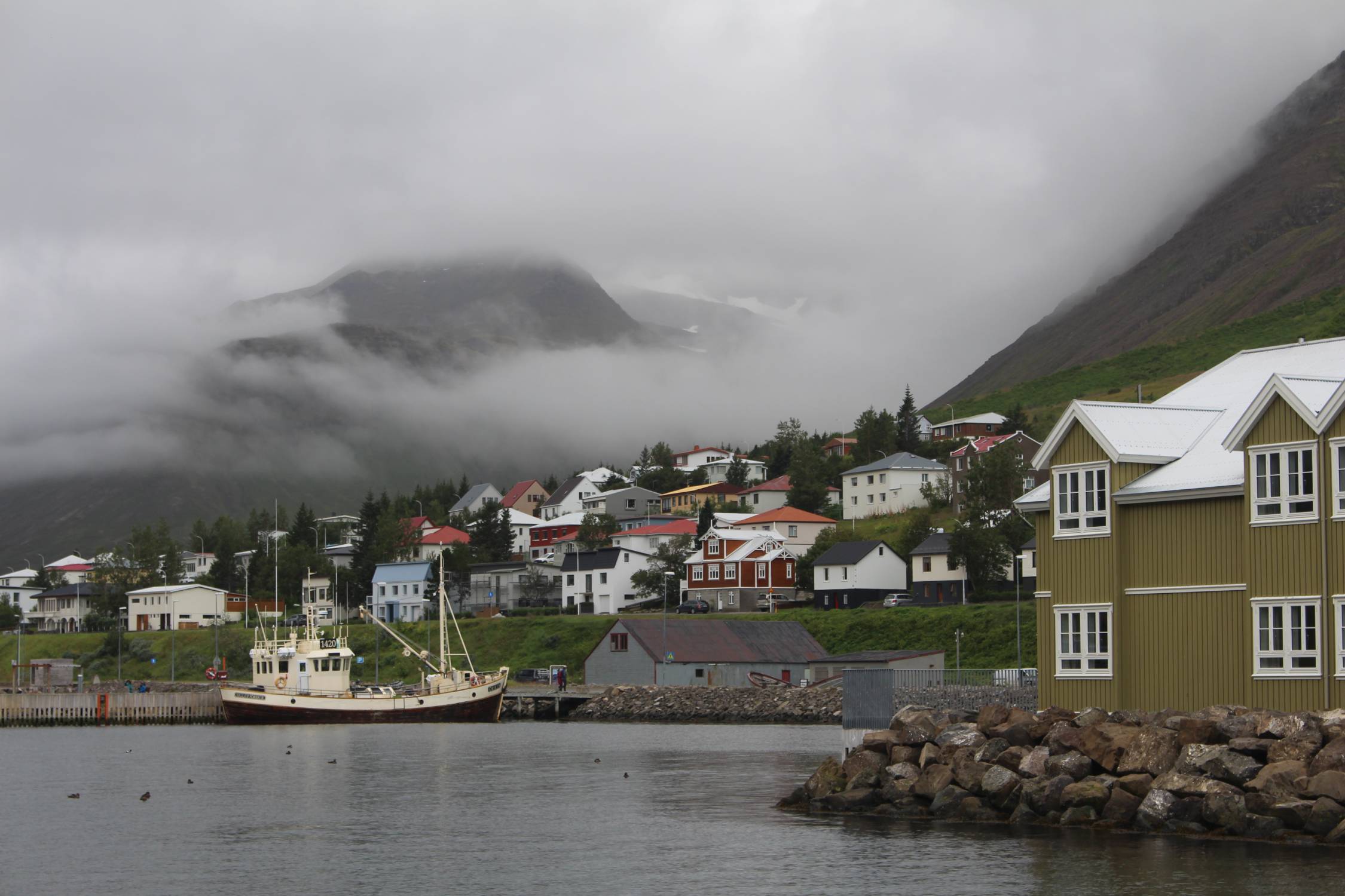 Islande, Siglufjördur, paysage