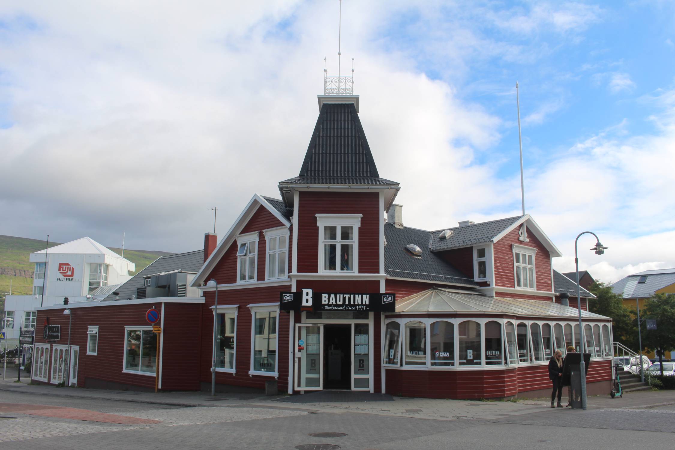 Islande, Akureyri, bâtiment typique