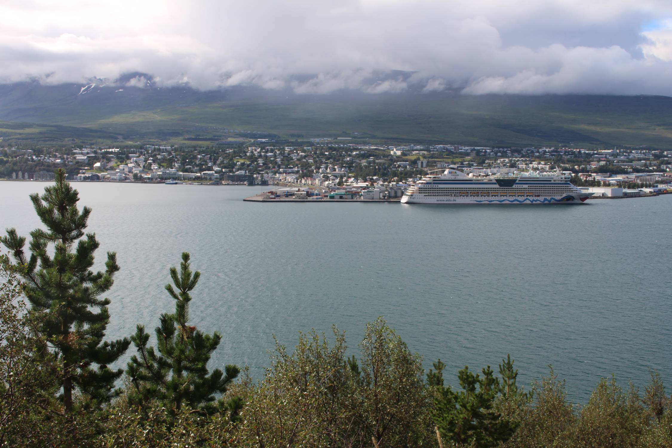 Islande, Akureyri, paysage