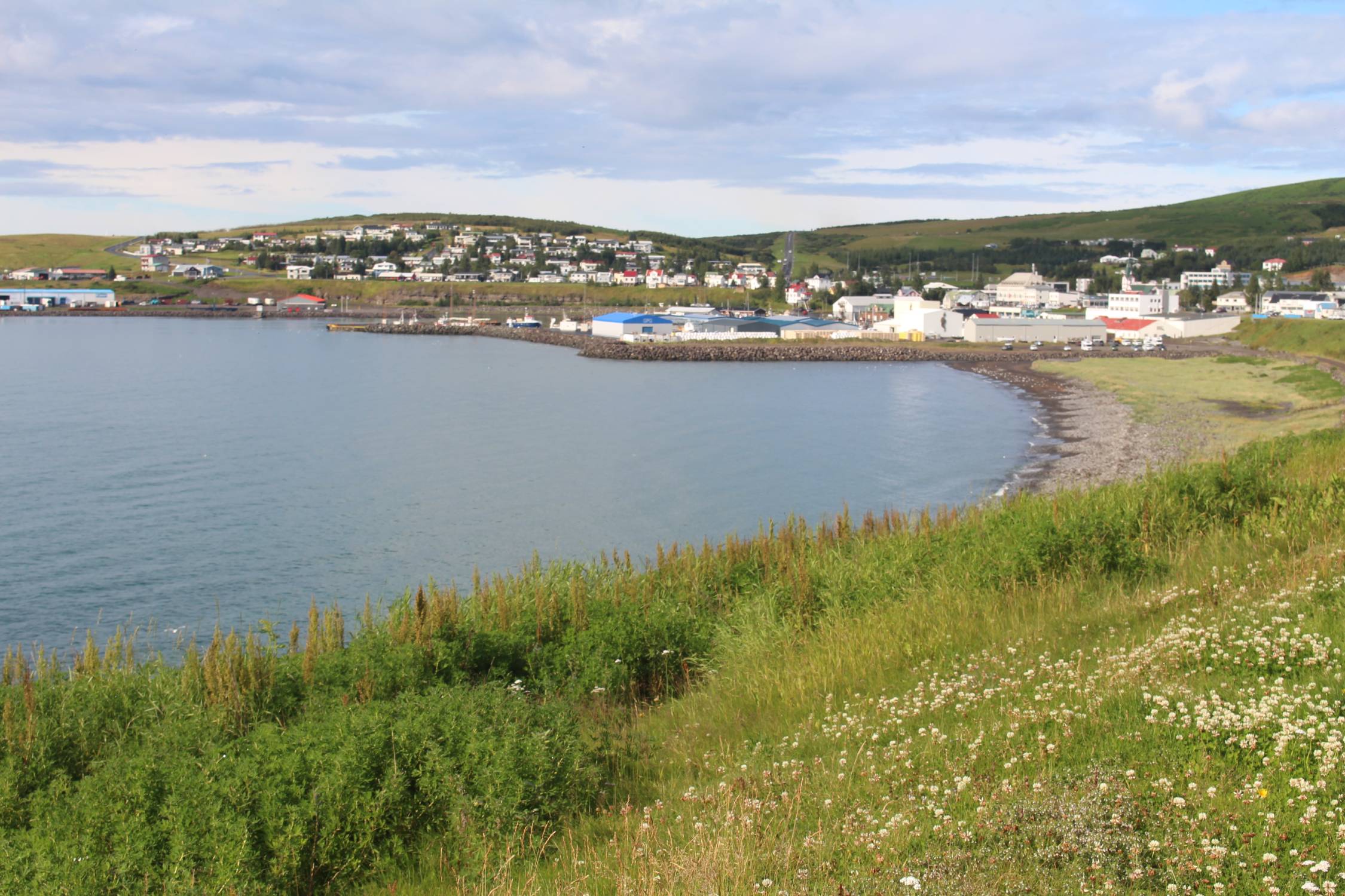 Islande, Húsavík, panorama