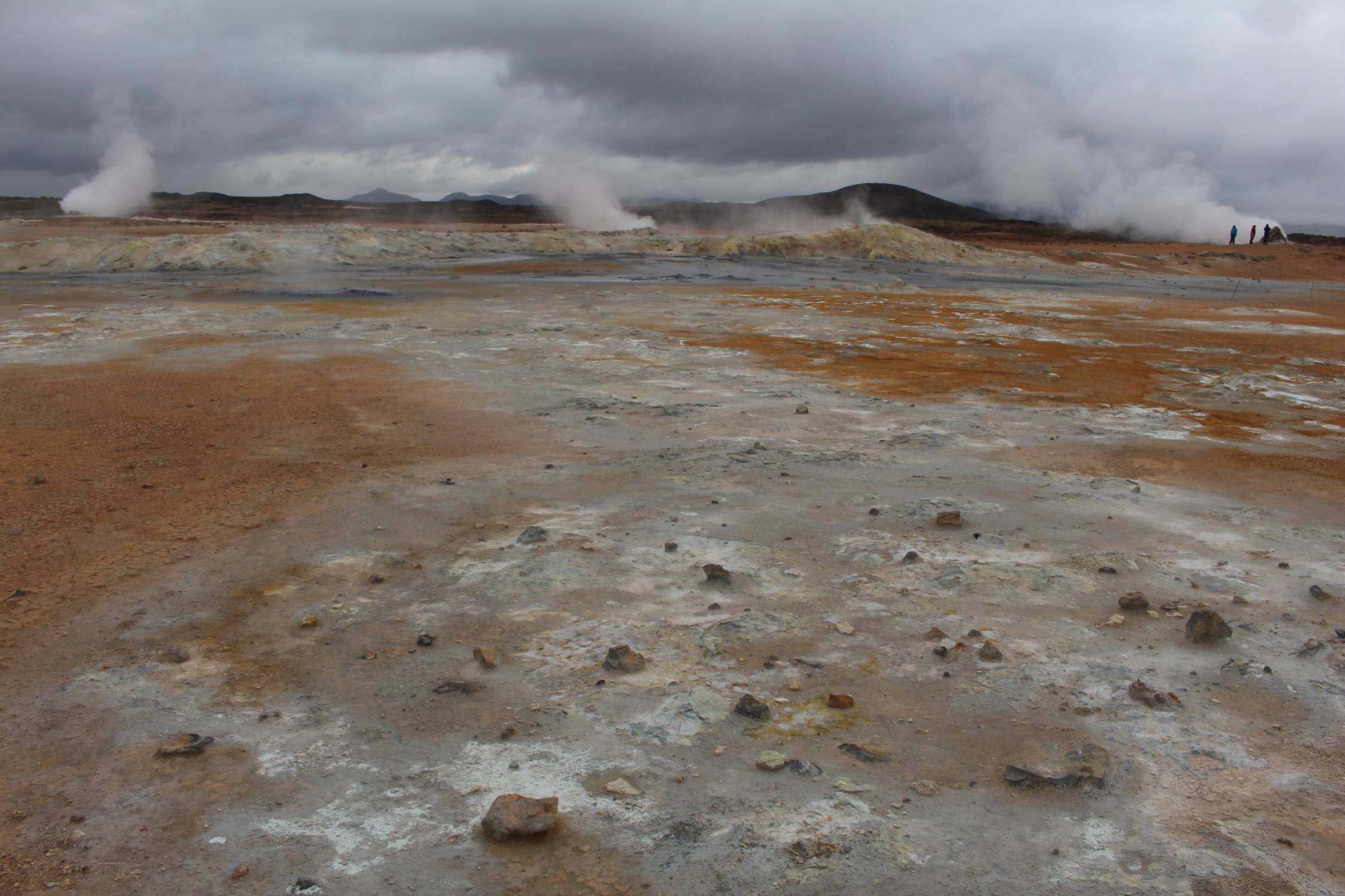 Islande, paysage, Hverir