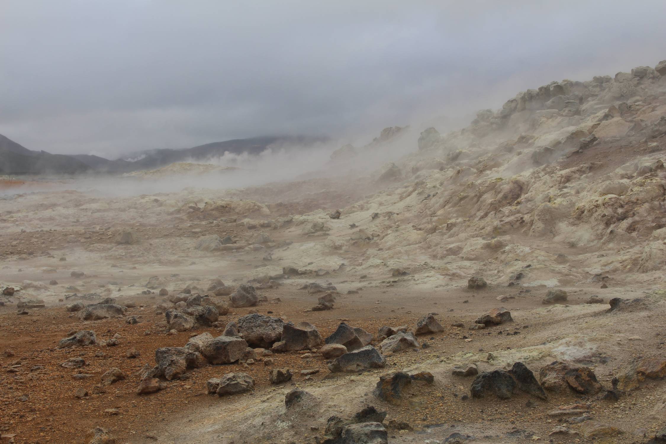 Islande, Hverir, fumerolles