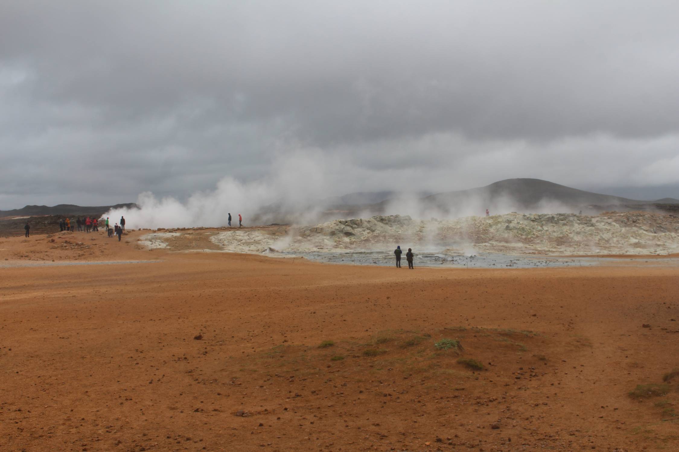 Islande, Hverir, paysage fumerolles