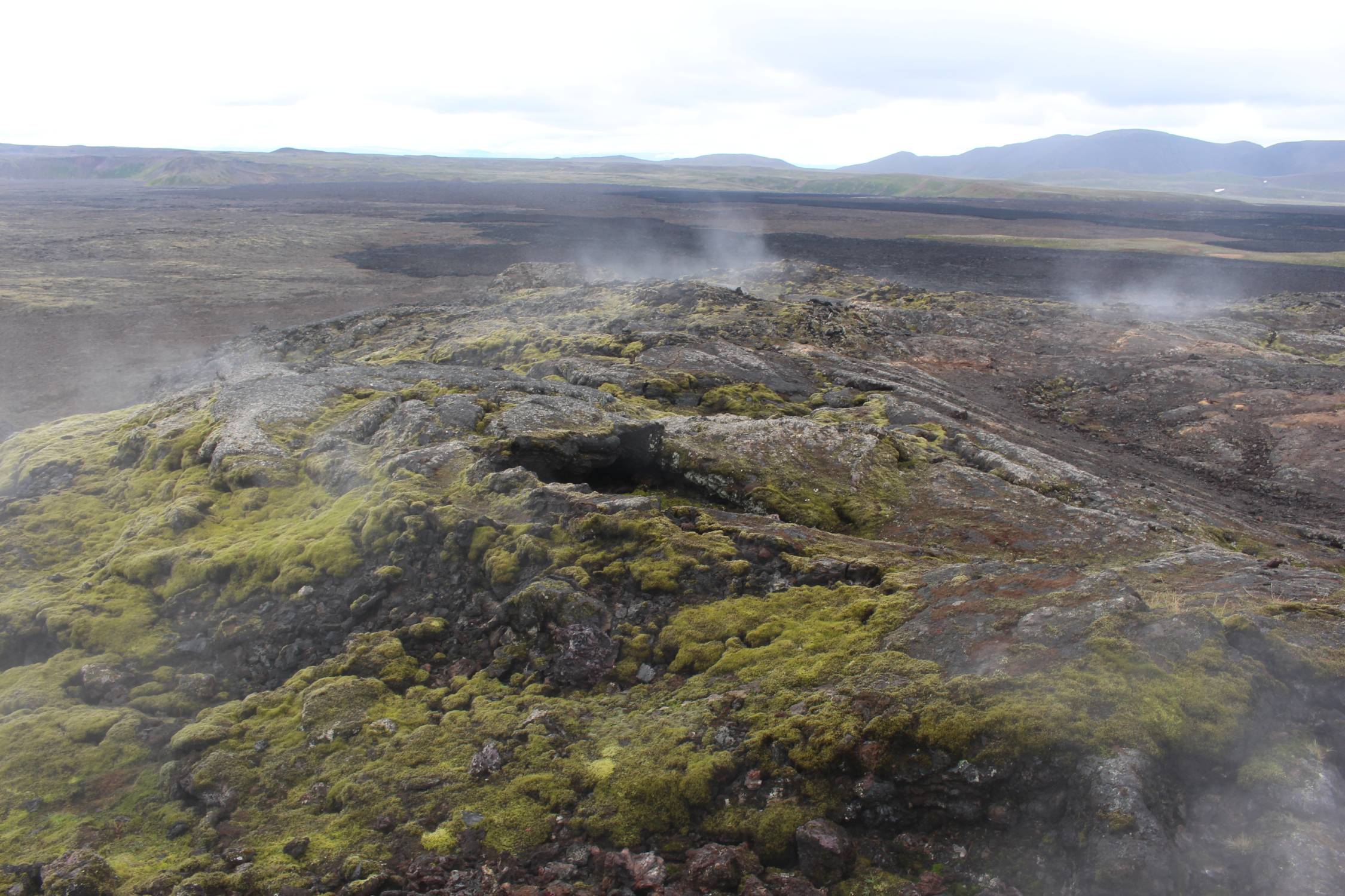 Islande, Leirhnjukur, lave, fumerolles