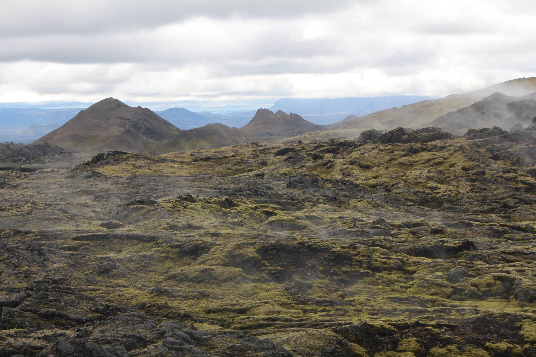 Islande, Leirhnjukur, paysage, fumerolles