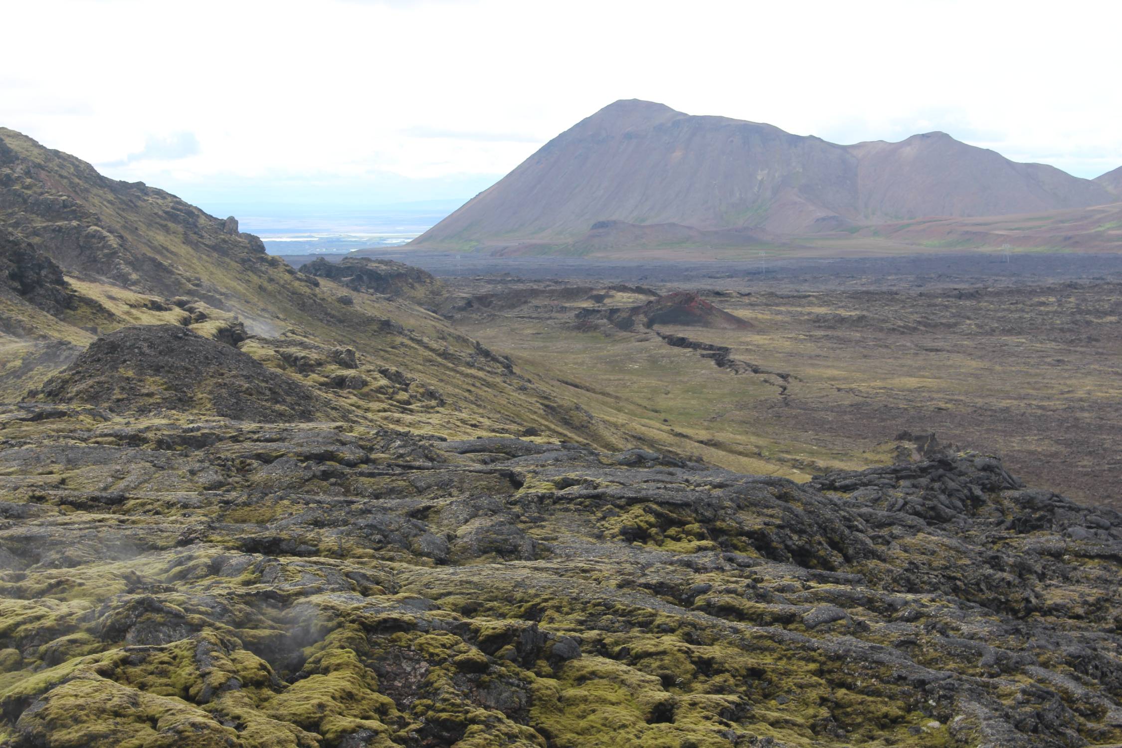 Islande, Leirhnjukur, lave, paysage