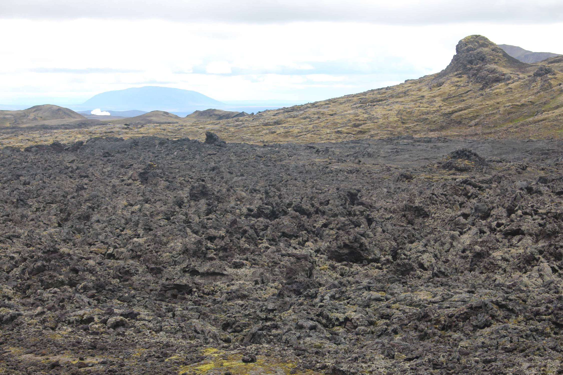 Islande, Leirhnjukur, volcan, lave