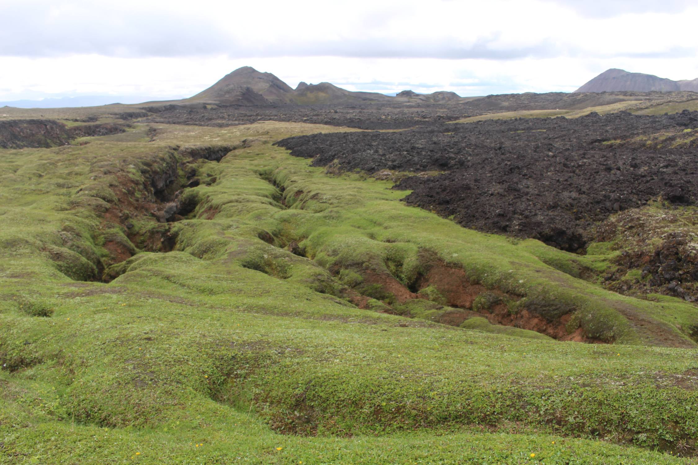 Islande, Leirhnjukur, panorama