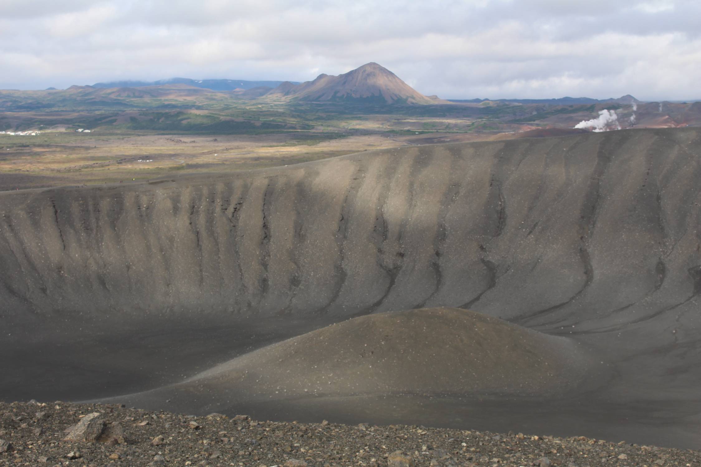 Islande, Hverfjall, volcan