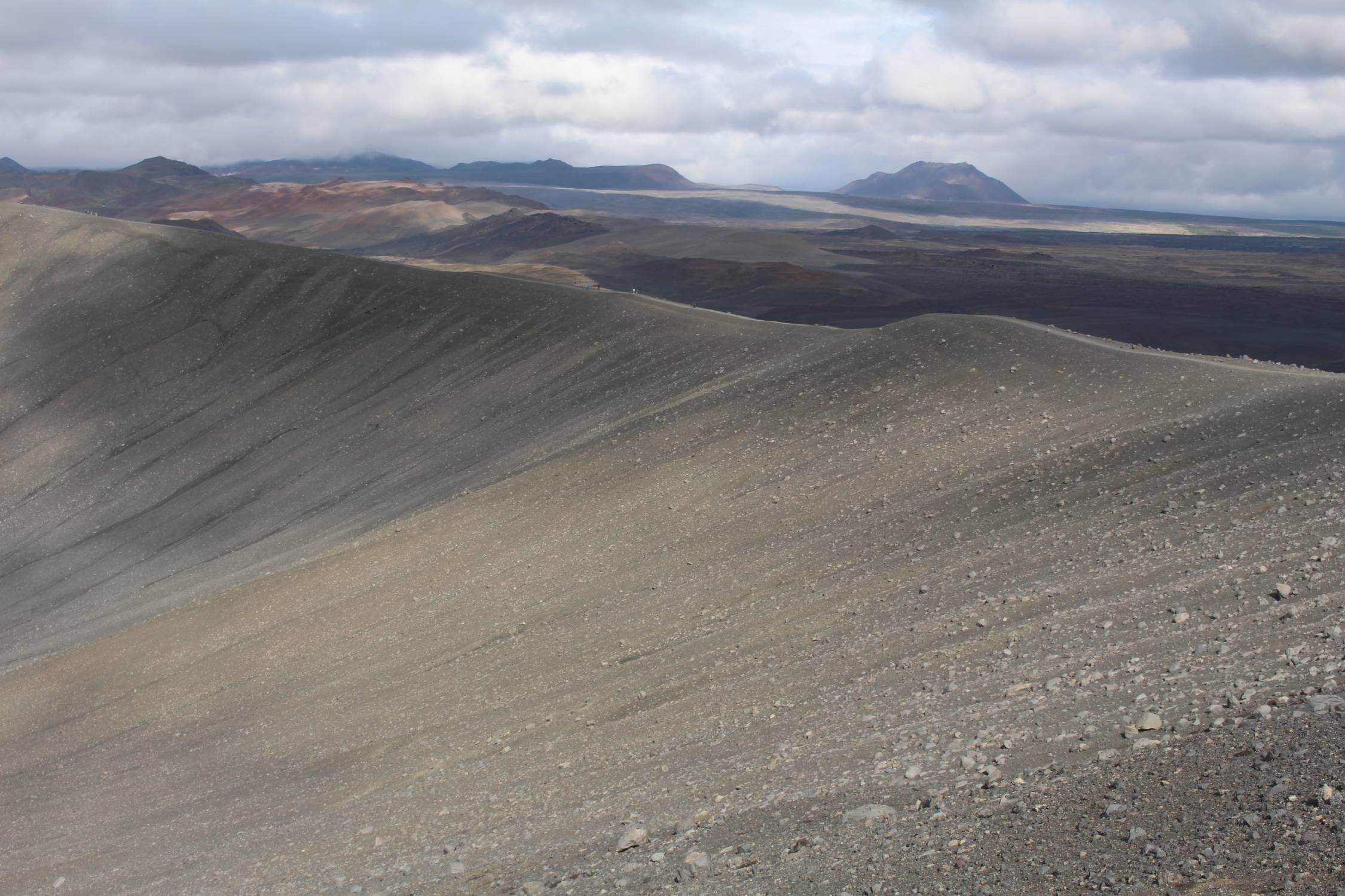 Islande, Hverfjall, paysage