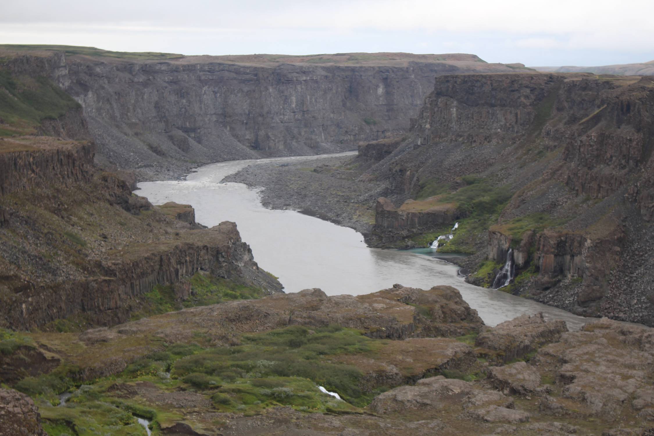 Islande, gorge de la Jokulsa, paysage