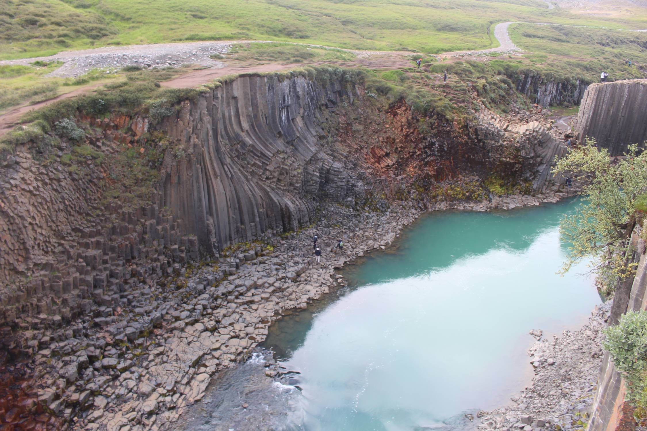 Islande, Studlagil, paysage