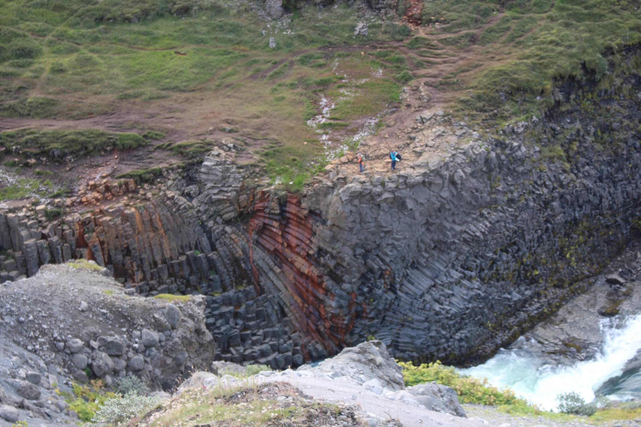 Islande, Studlagil, basalte