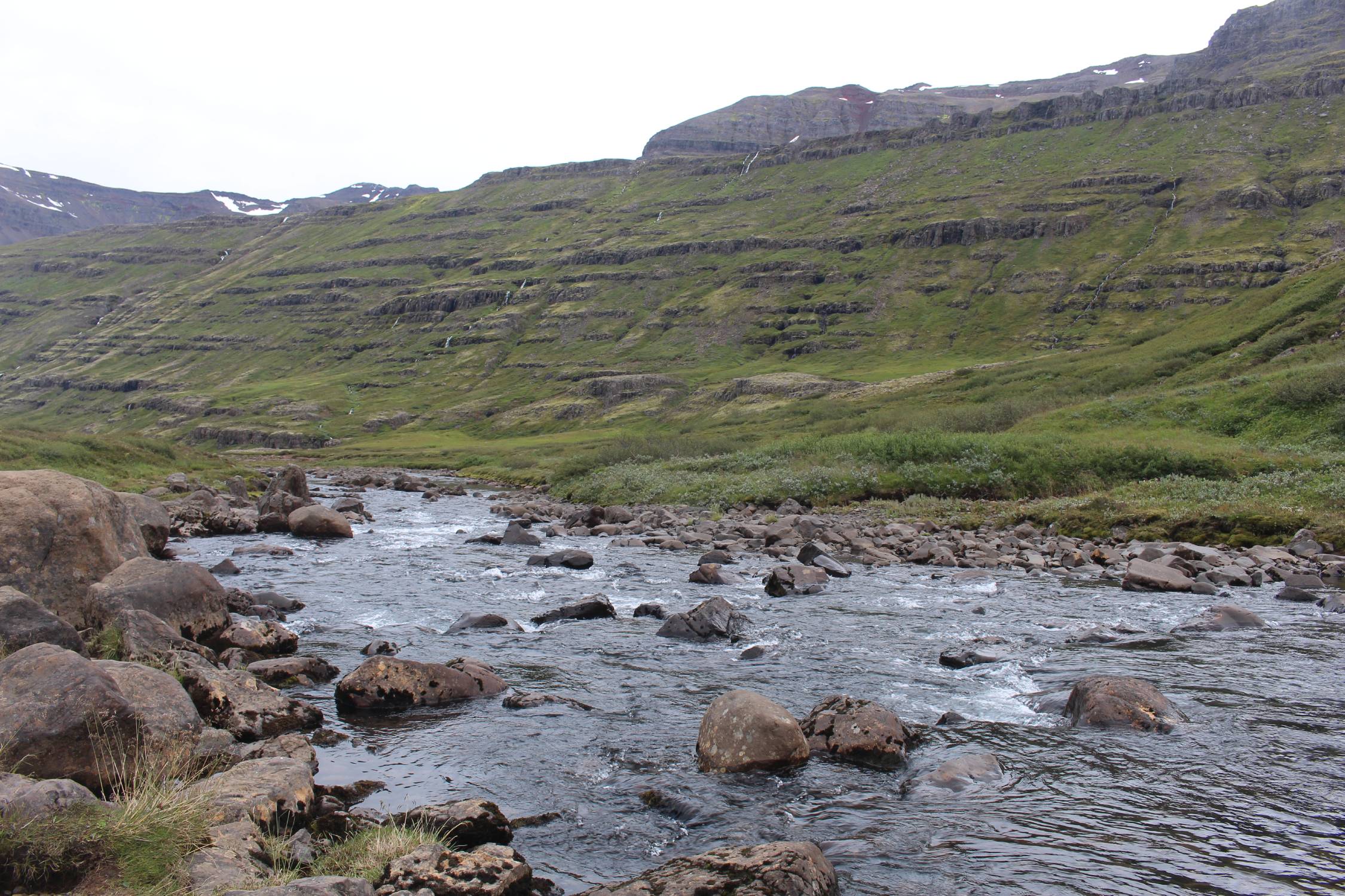 Islande, Seydisfjördur, rivière