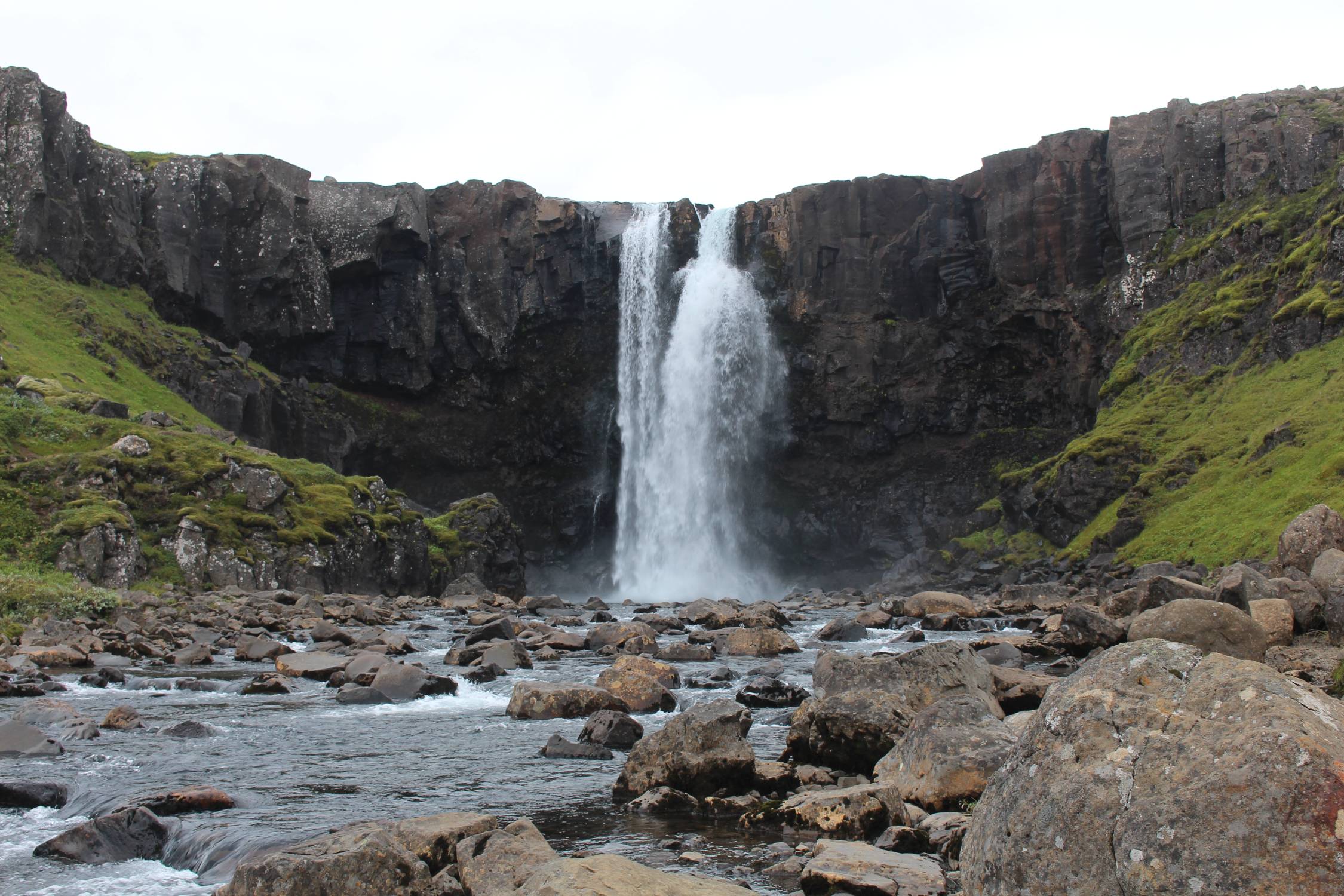 Islande, chutes de Gufufoss