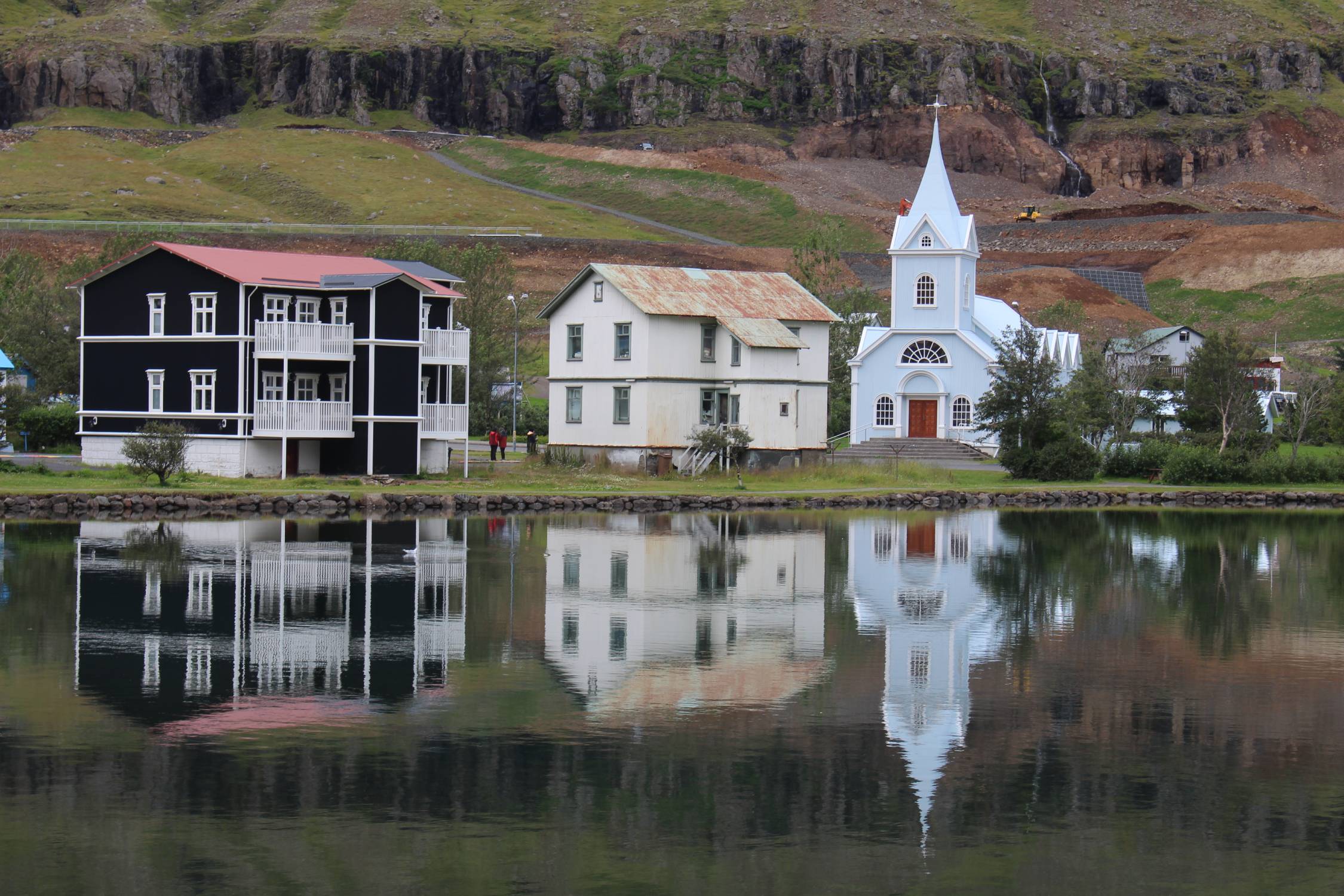 Islande, Seydisfjördur, village