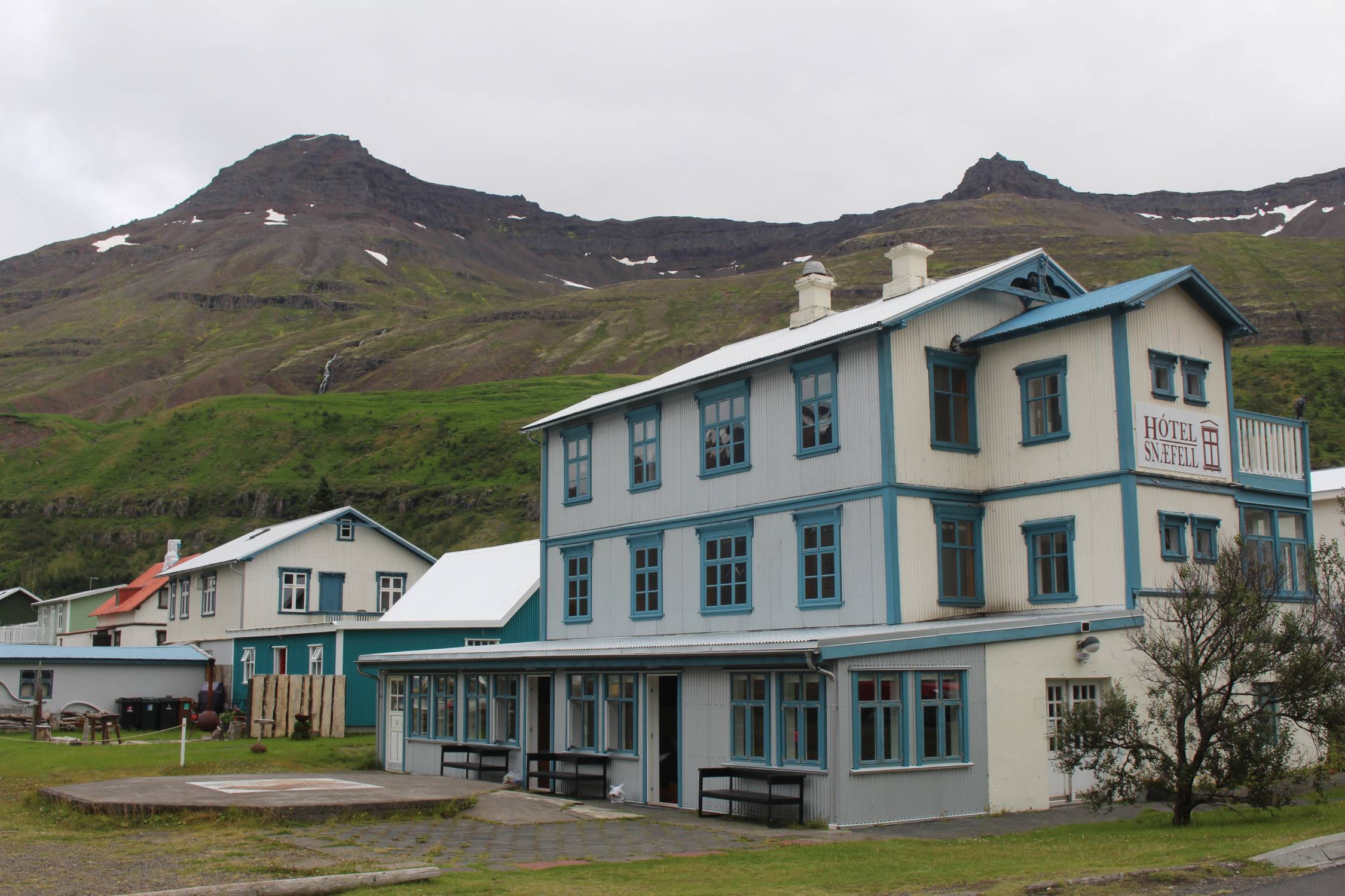 Islande, Seydisfjördur, maisons typiques