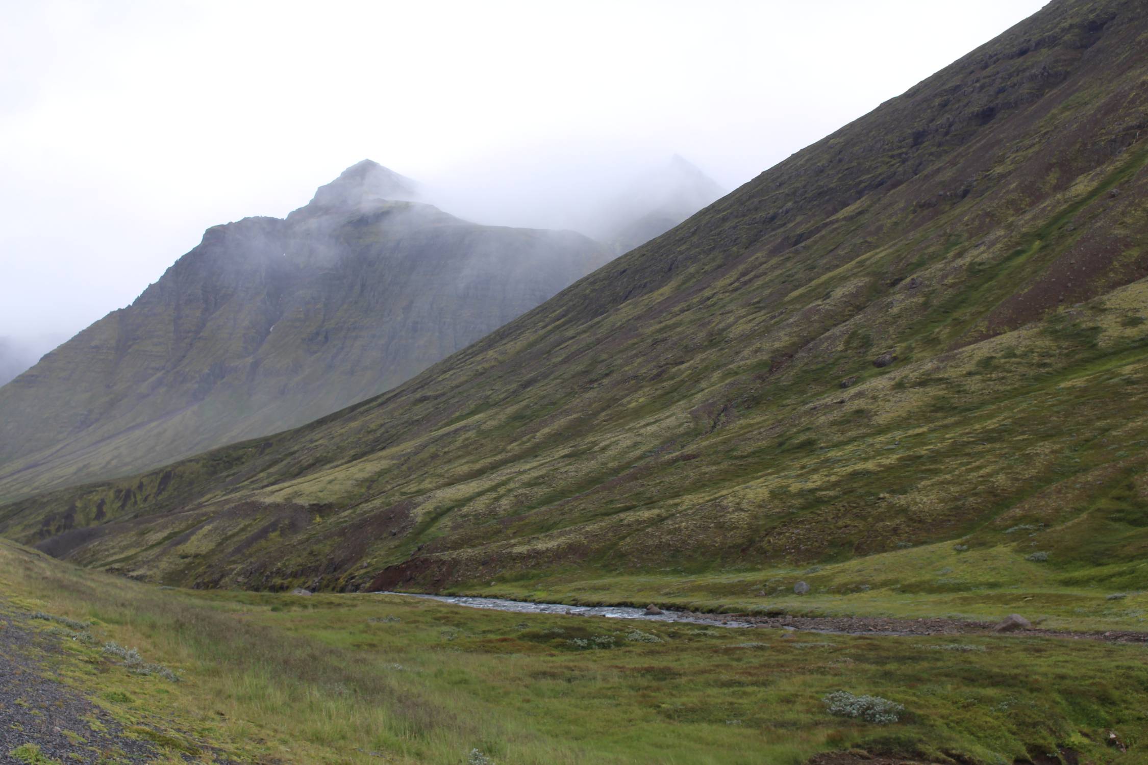 Islande, Fjardarbyggd, montagnes