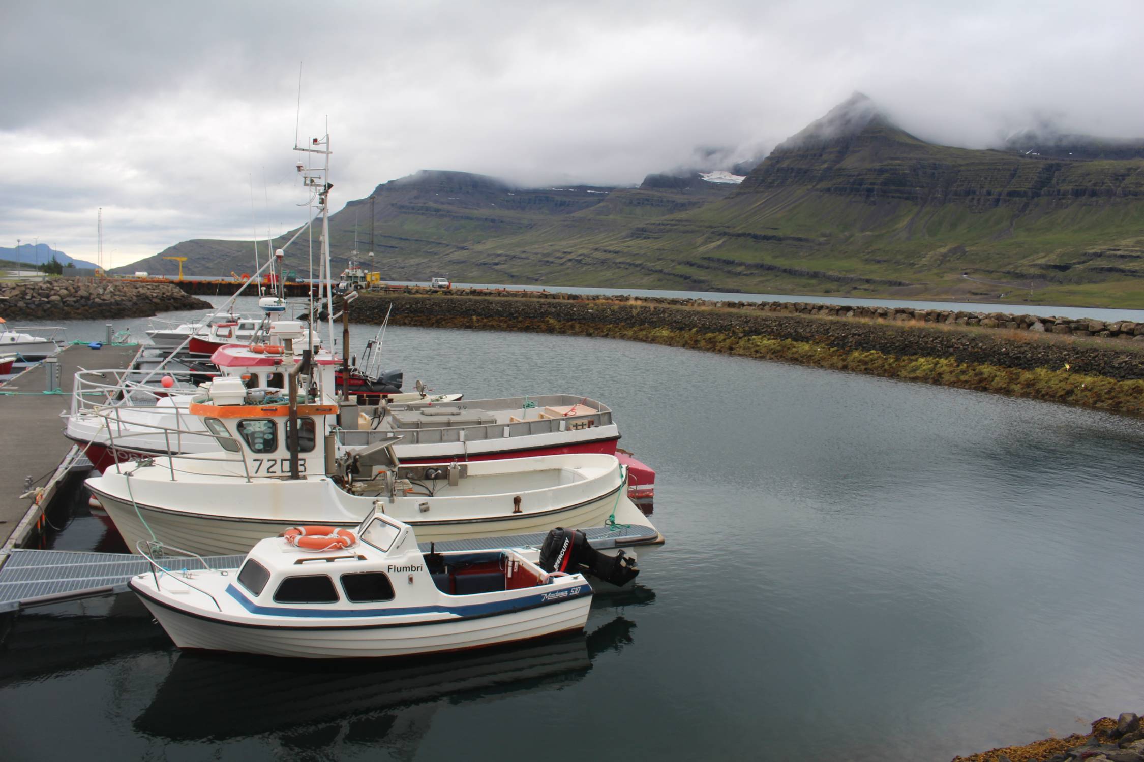 Islande, Reydarfjördur, bateaux