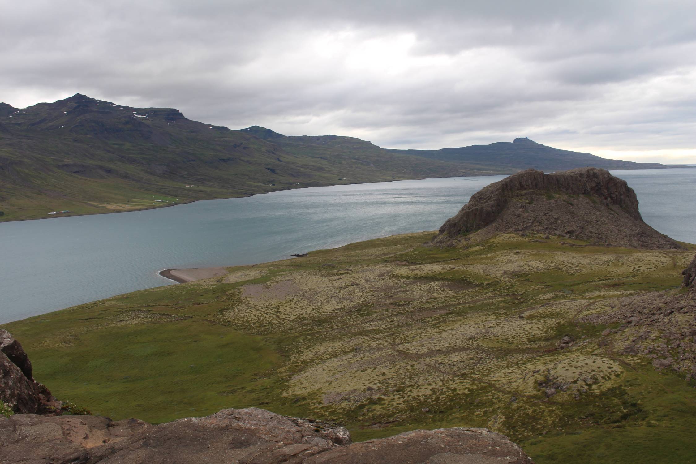 Islande, Reydarfjördur, panorama