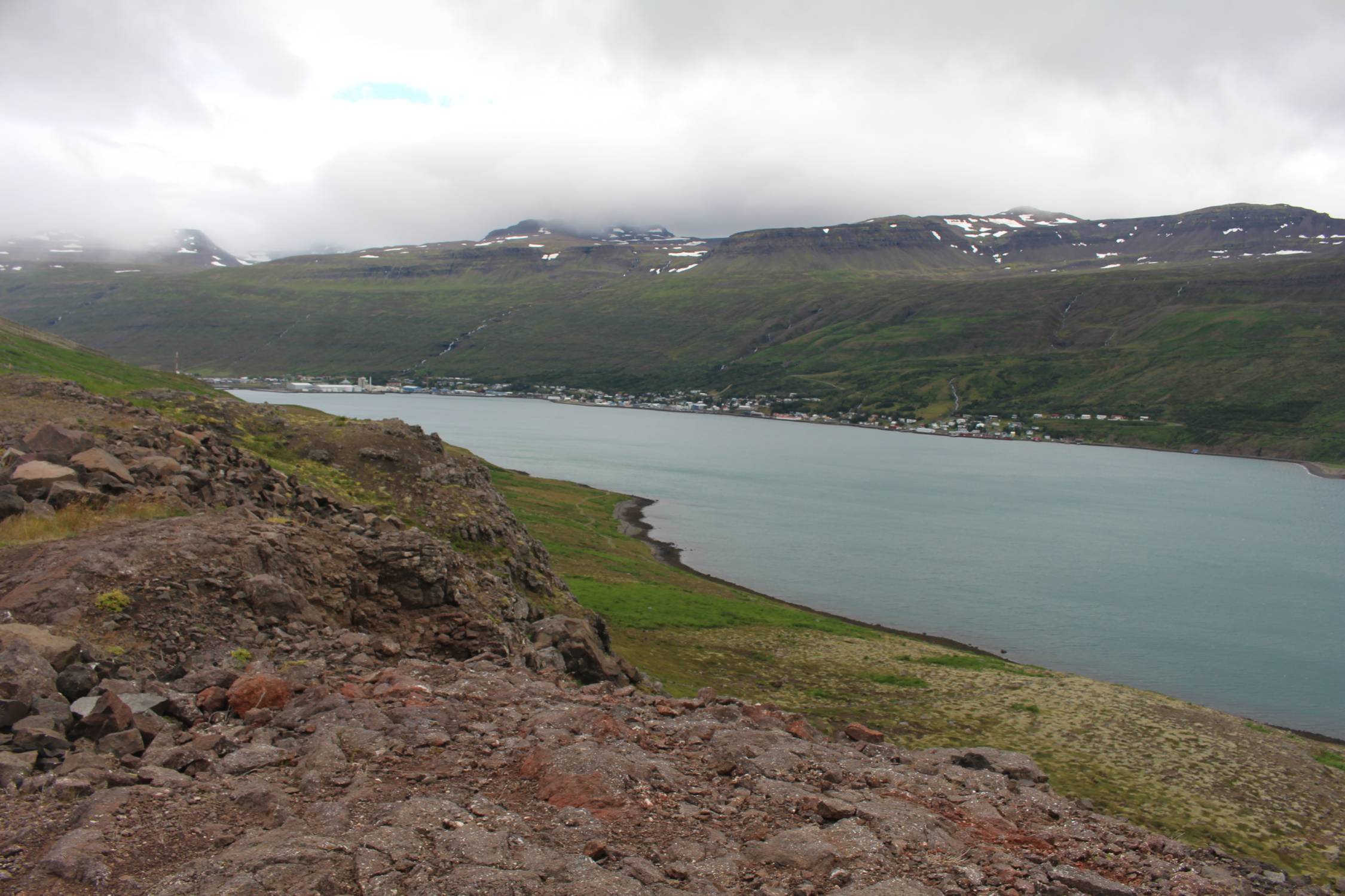 Islande, Eskifjördur, paysage