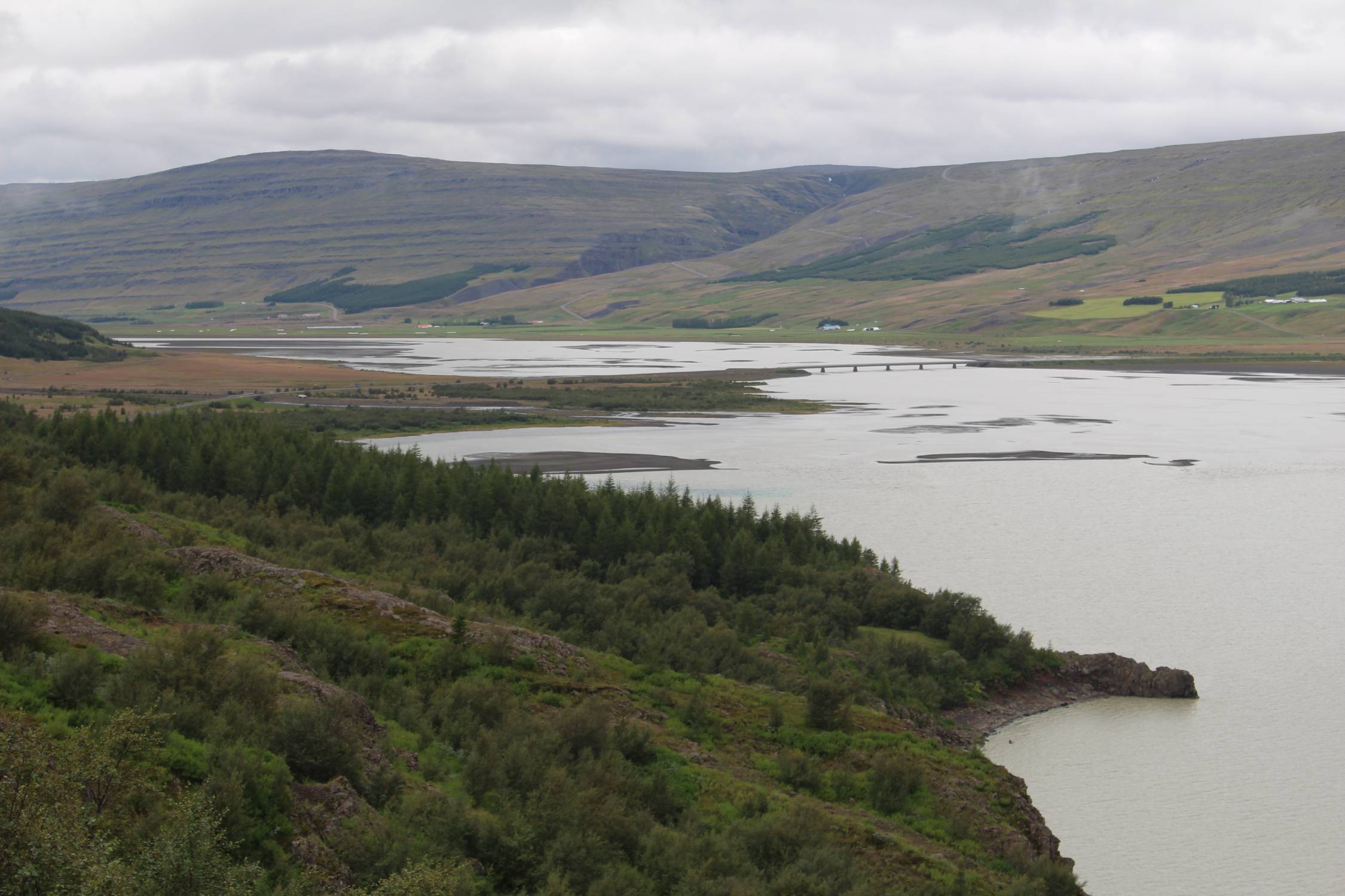 Islande, lac Lagarfljot