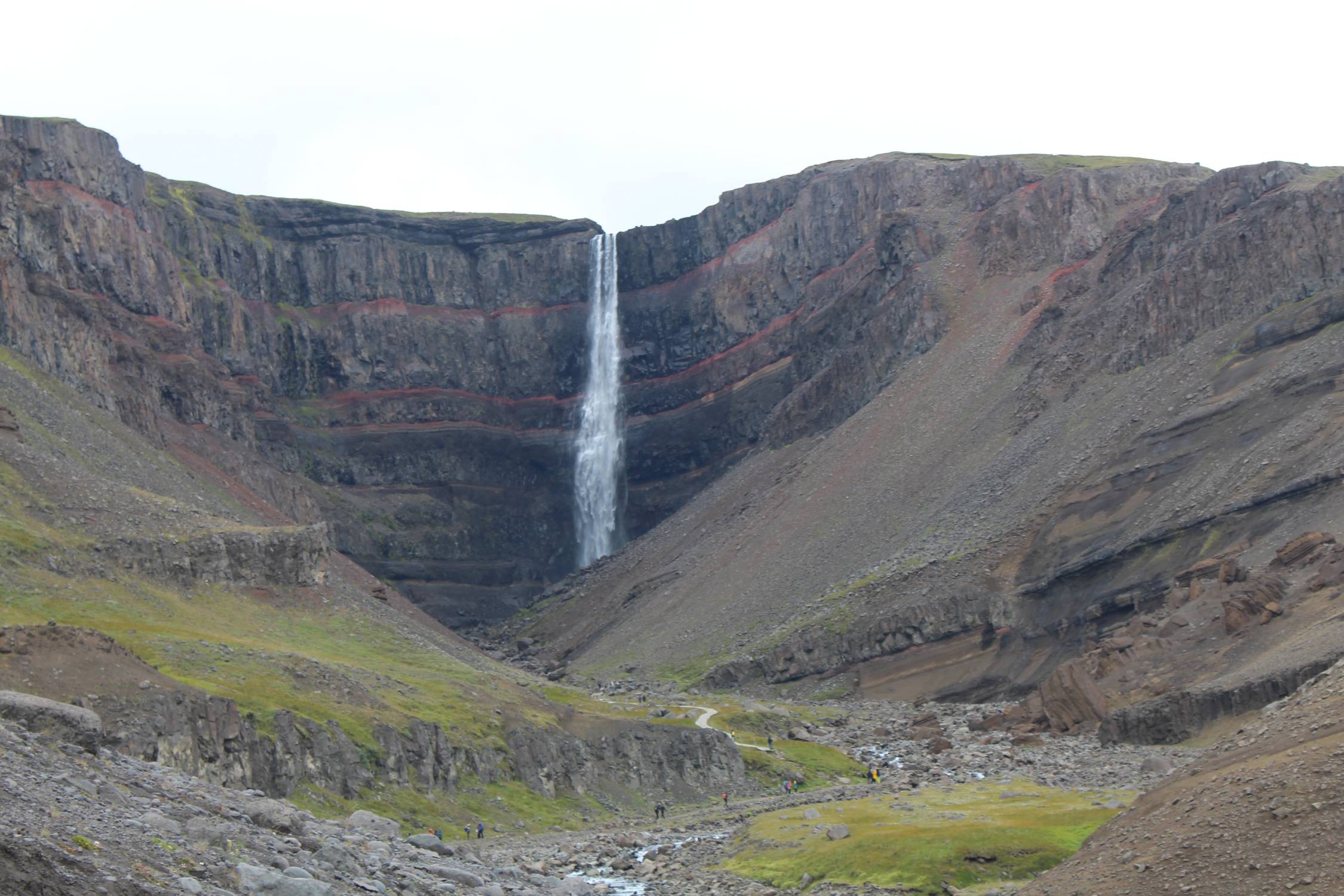 Islande, chutes de Hangifoss