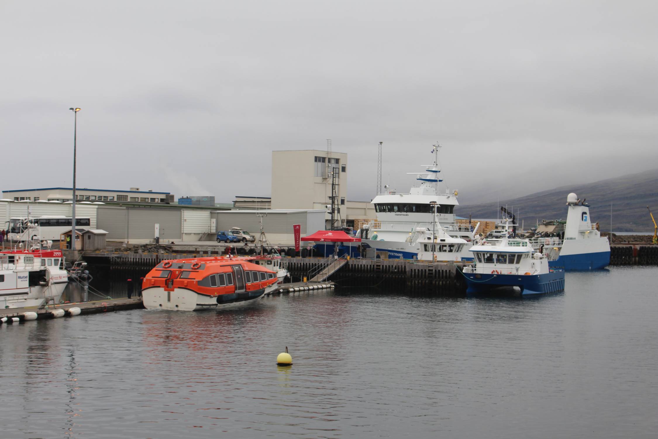 Islande, Djupivogur, port, bateaux