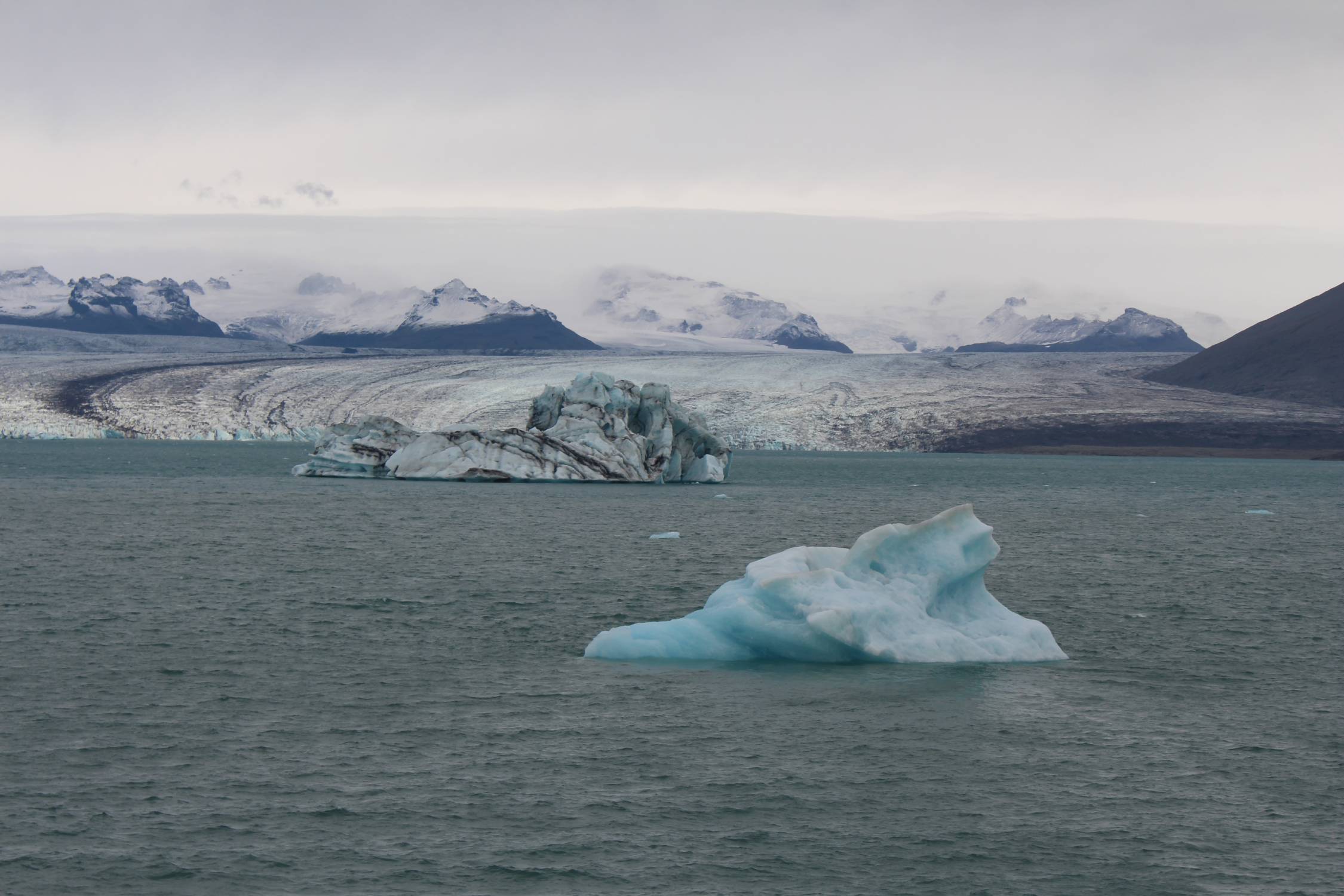 Islande, Breidamerkurjökull paysage