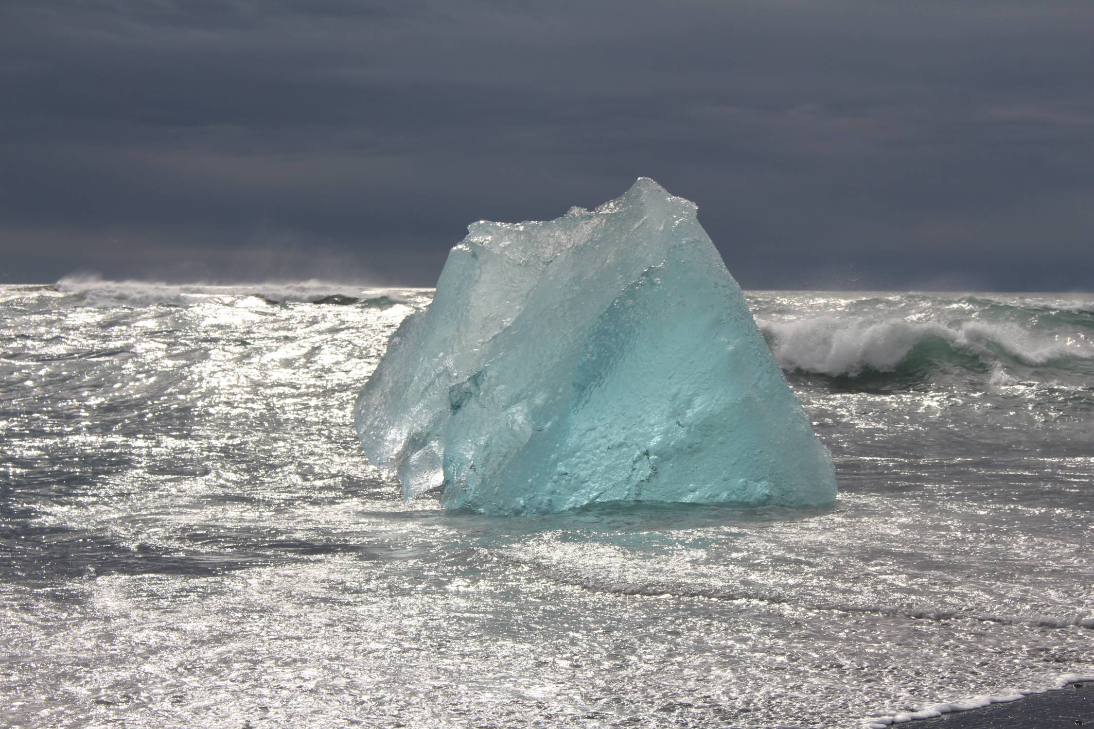 Islande, Jökulsárlón, plage de Diamant