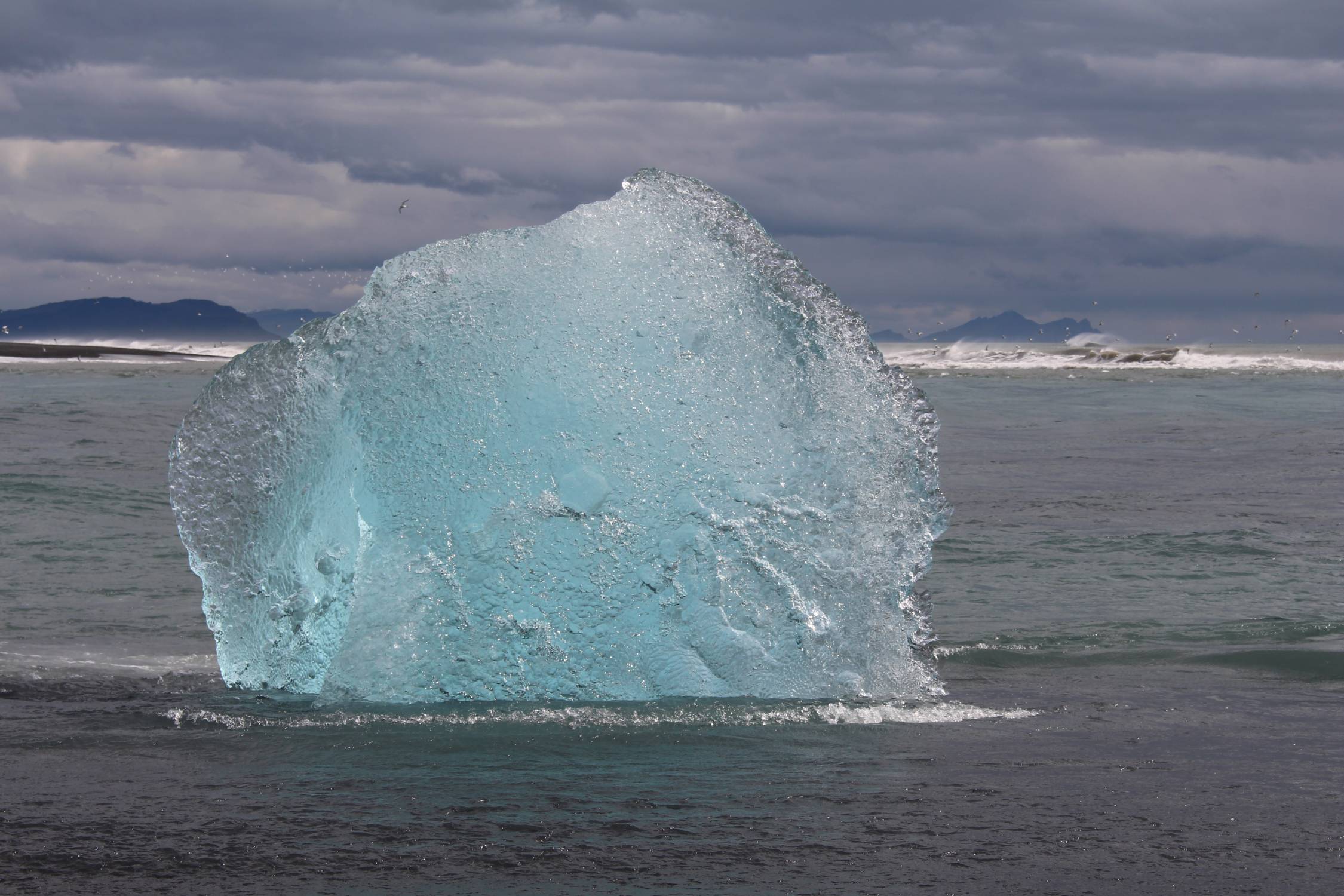 Islande, glace plage de Diamant