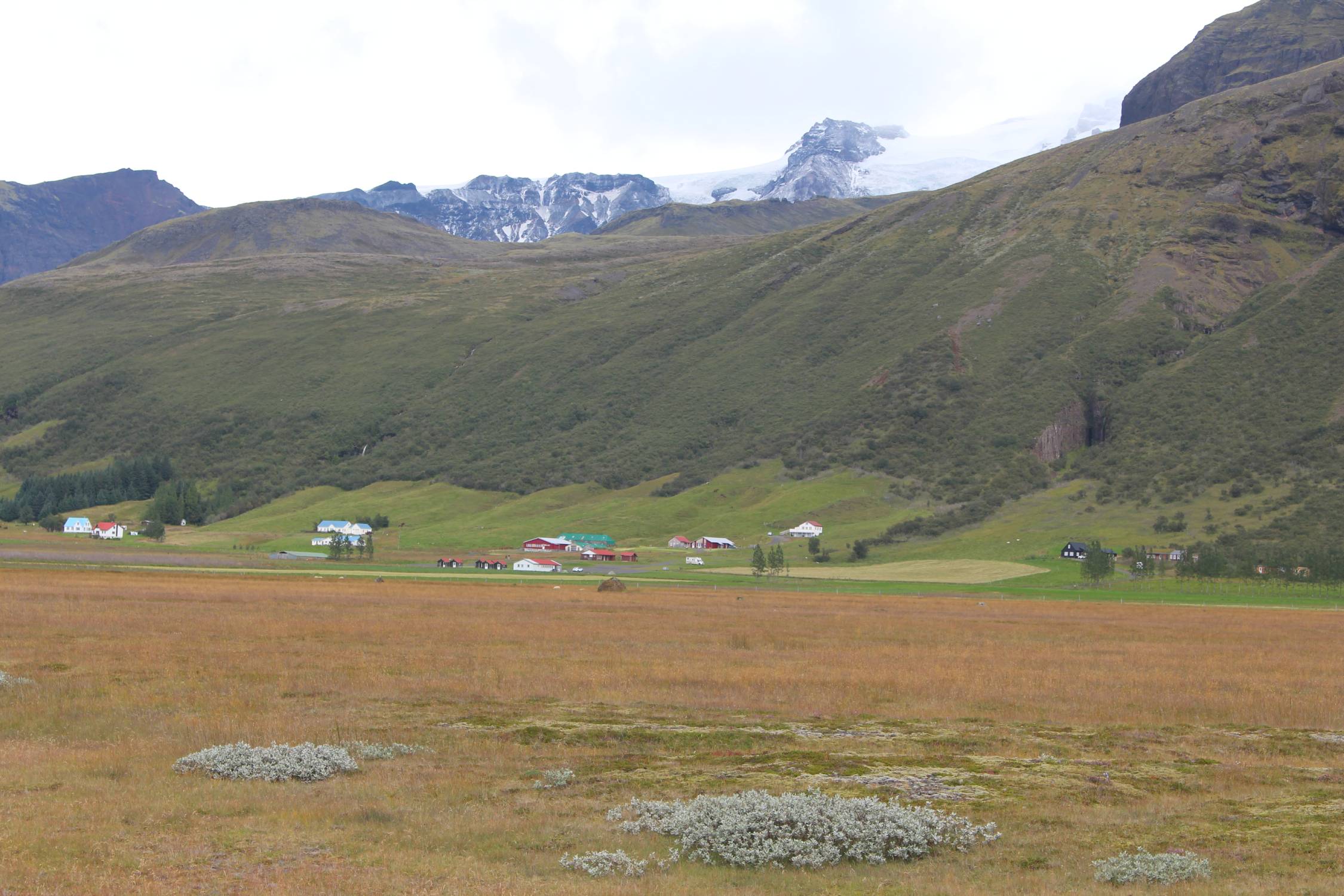 Islande, Svinafell, paysage