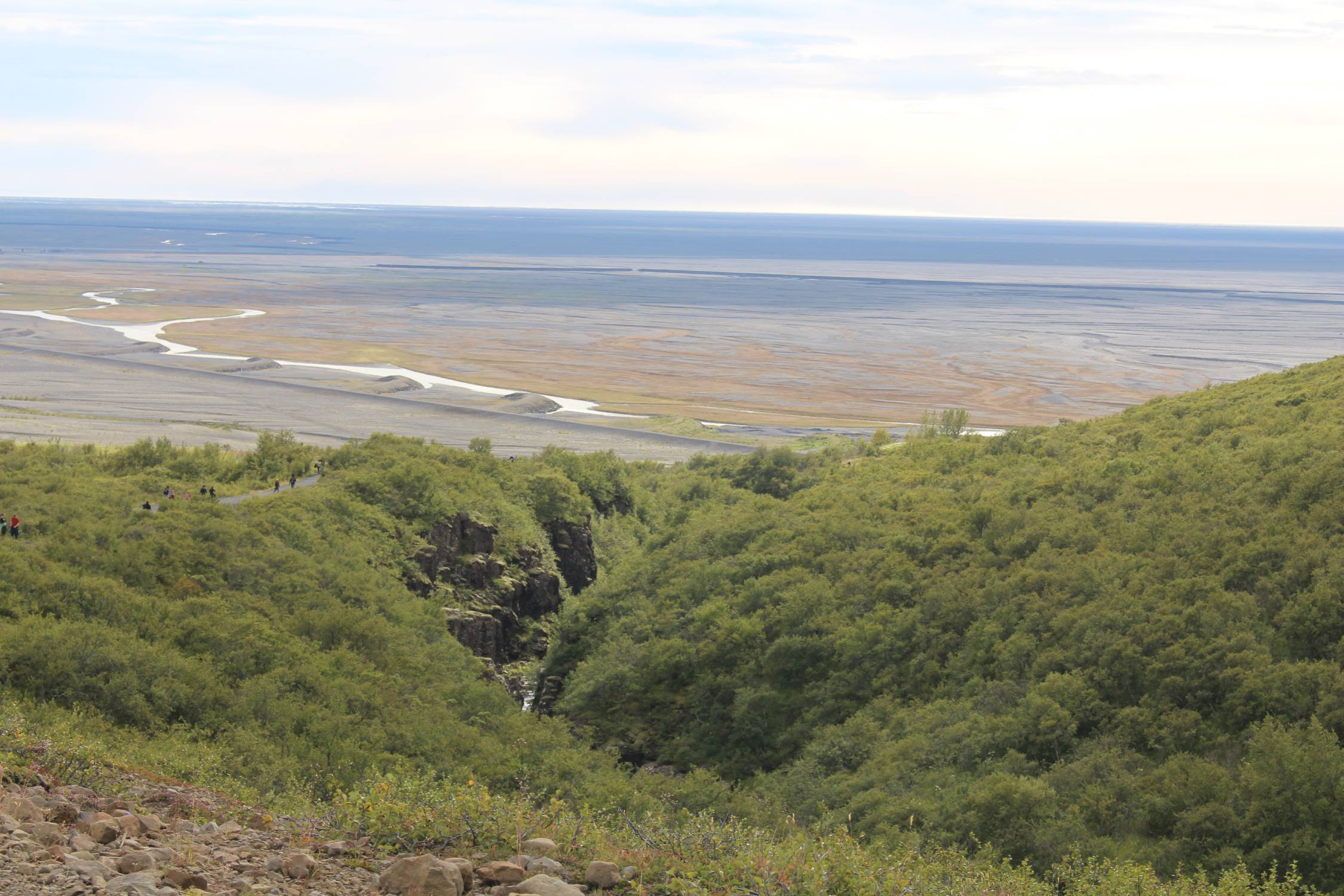 Islande, parc de Skaftafell, panorama