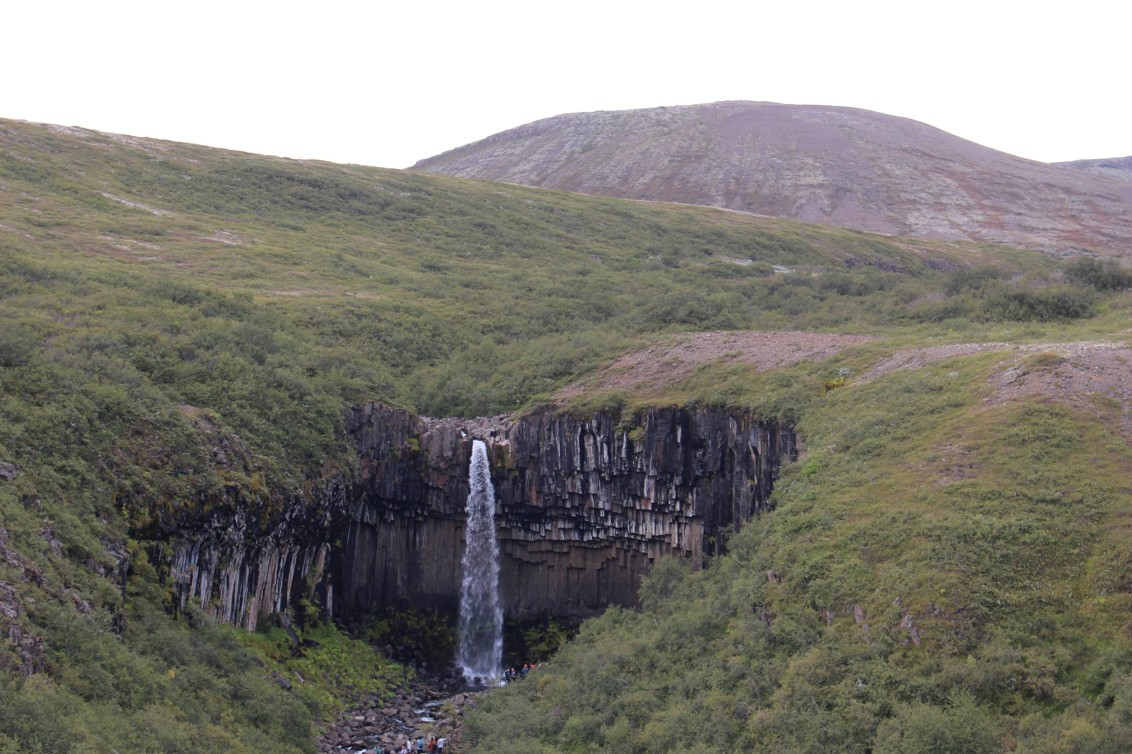 Islande, chute de Svartifoss