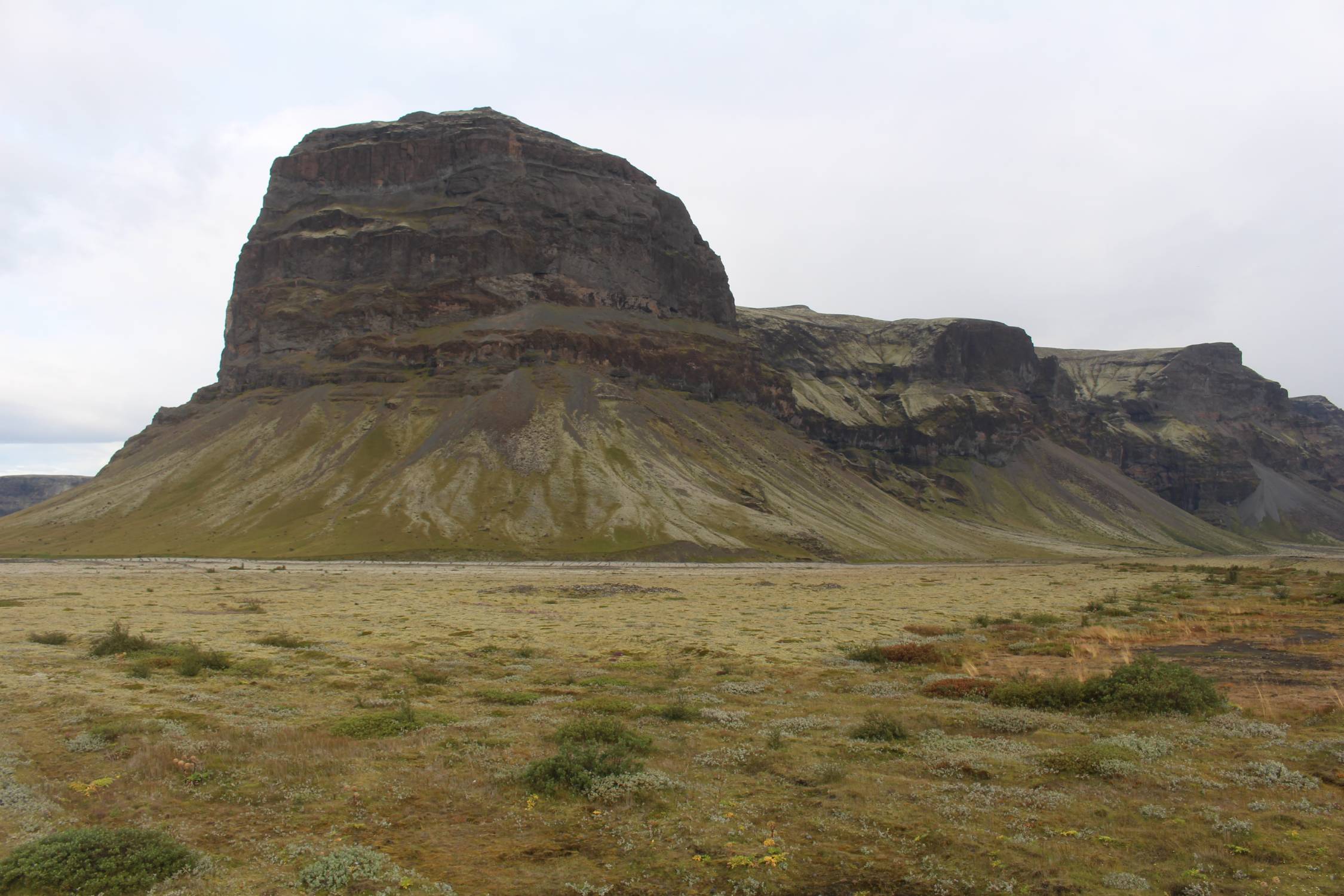 Islande, Lomagnupur, paysage