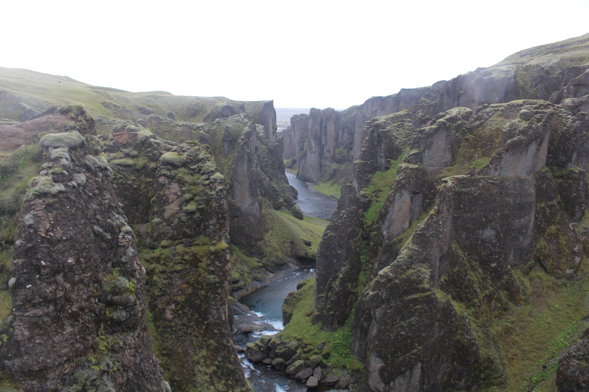 Islande, canyon de Fjarodárgljúfur, paysage