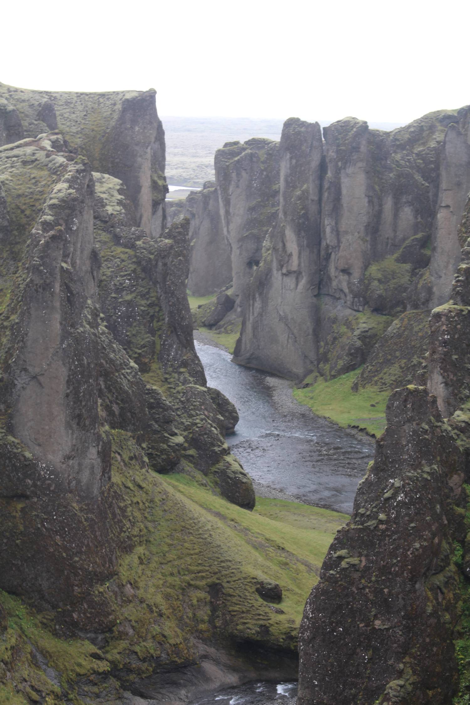 Islande, Fjarodárgljúfur, paysage