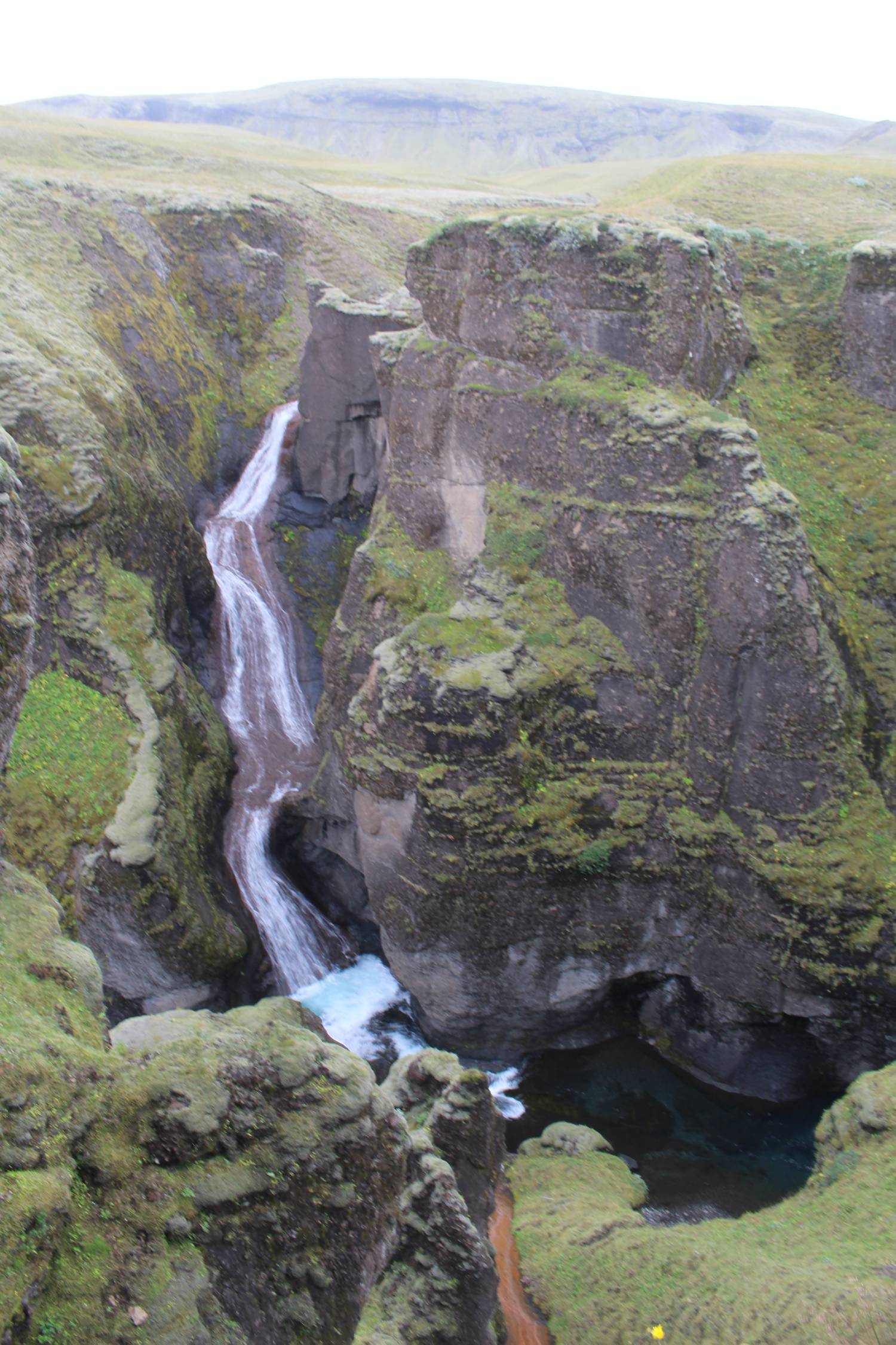 Islande, Fjarodárgljúfur, cascade