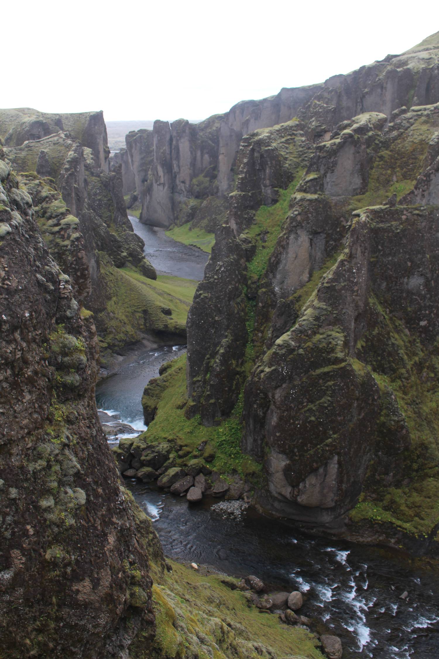 Islande, Fjarodárgljúfur, panorama