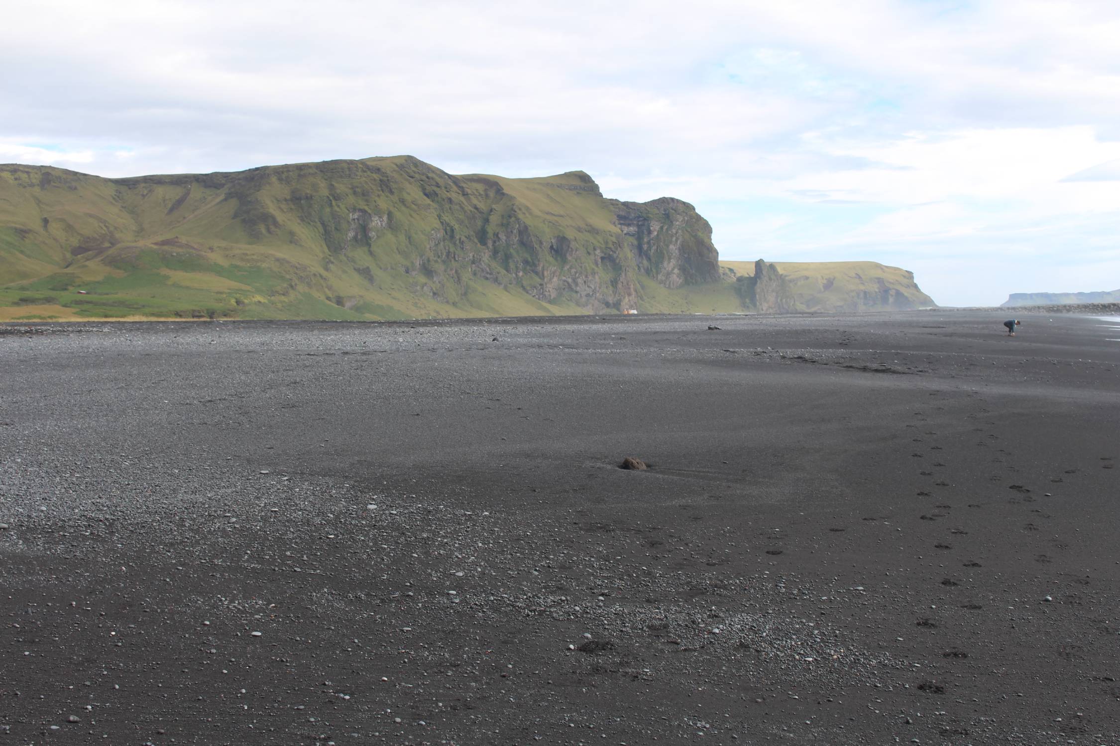 Islande, Vik, sable noir