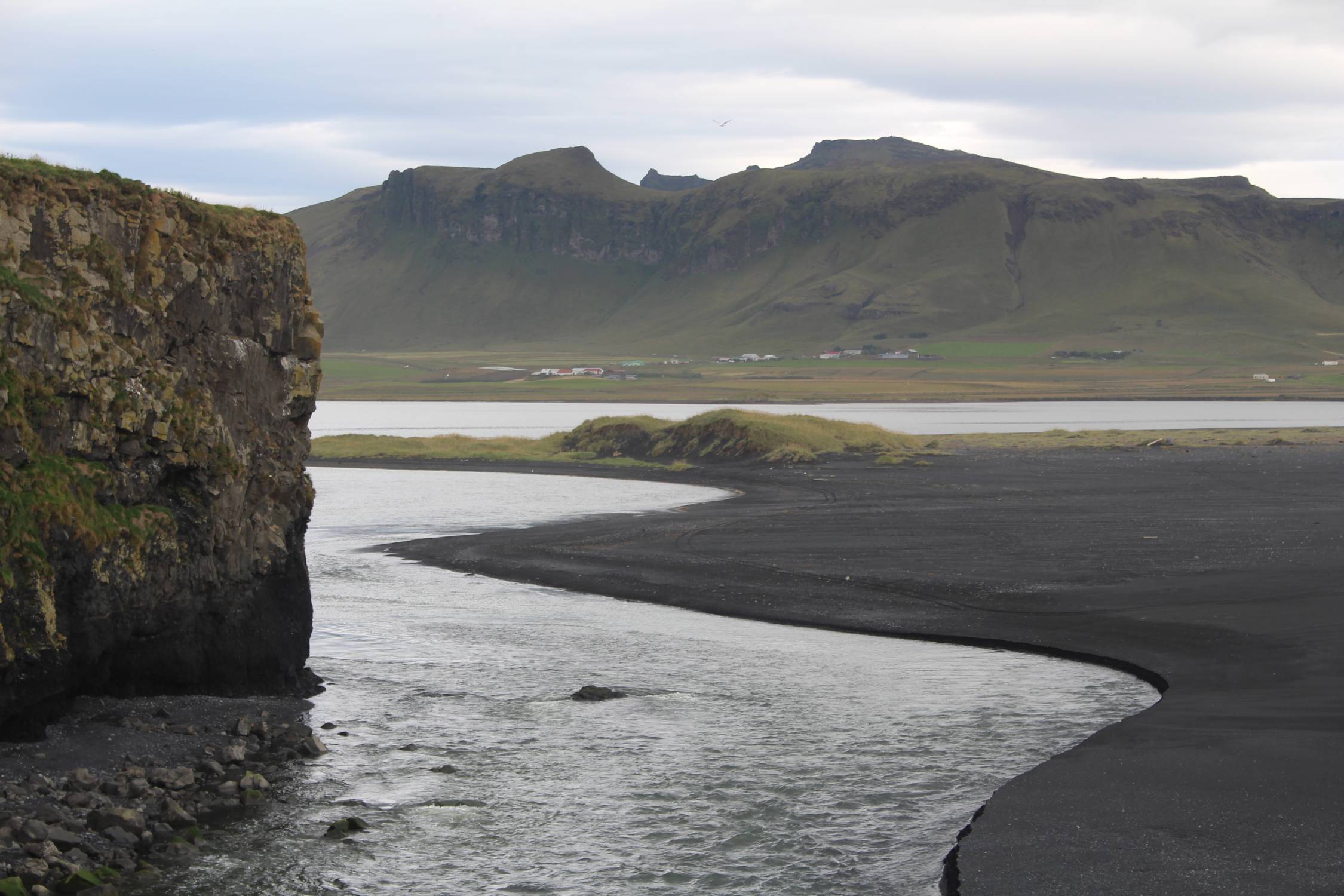 Islande, Dyrhólaós, paysage