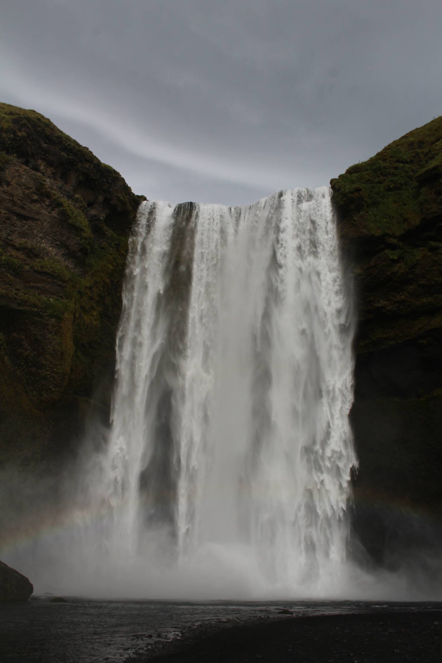 Islande, chutes de Skogafoss