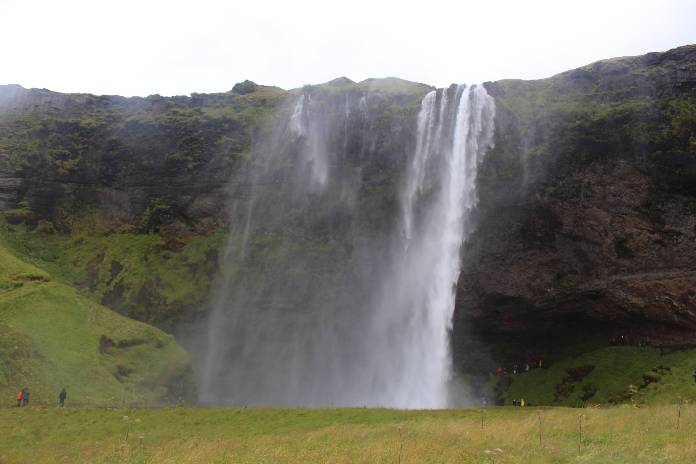 Islande, chutes de Seljalandsfoss, paysage