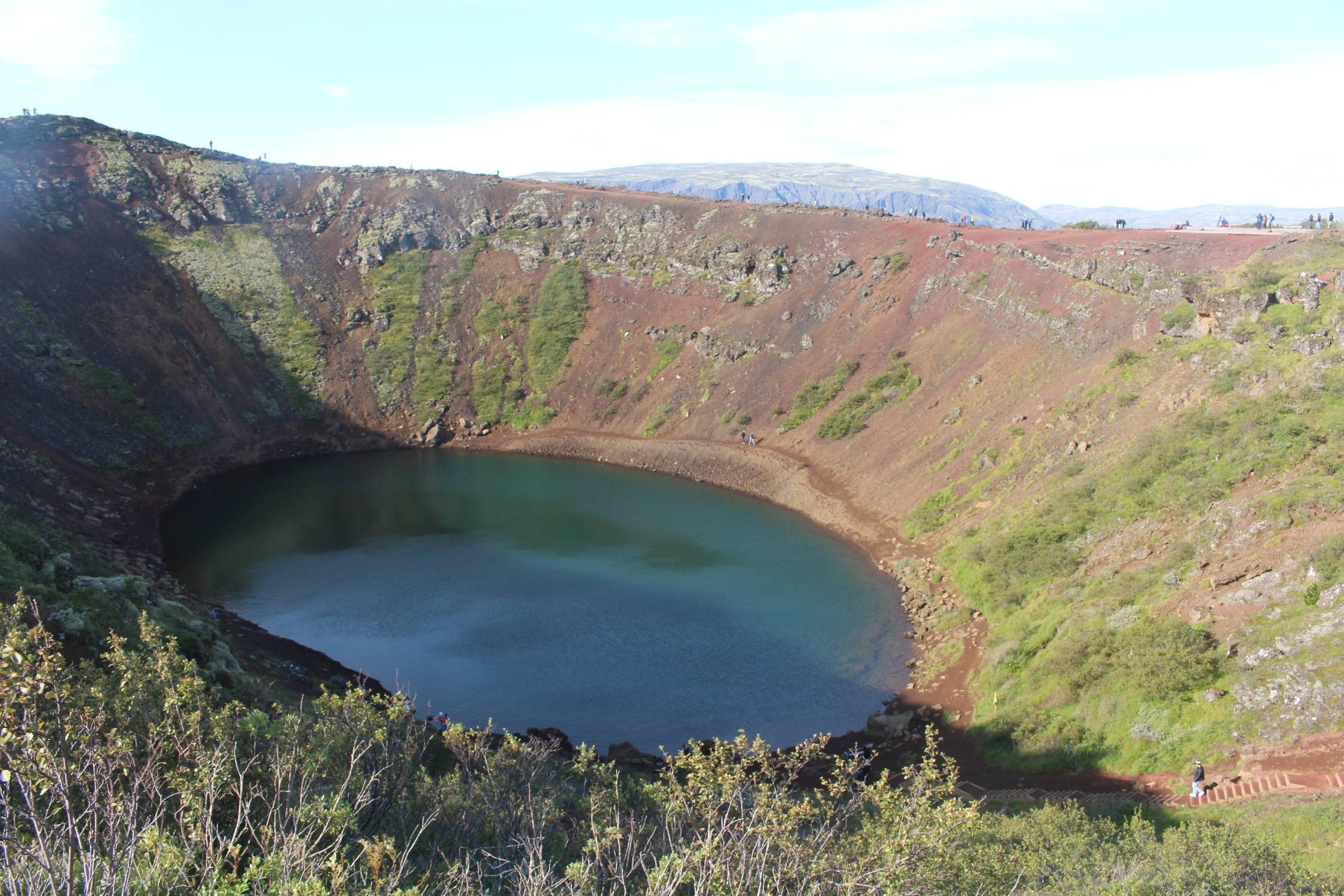 Islande, lac de Kerid